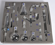 United Scientific® Deluxe Organic Chemistry Glassware Kit, 16 Pieces