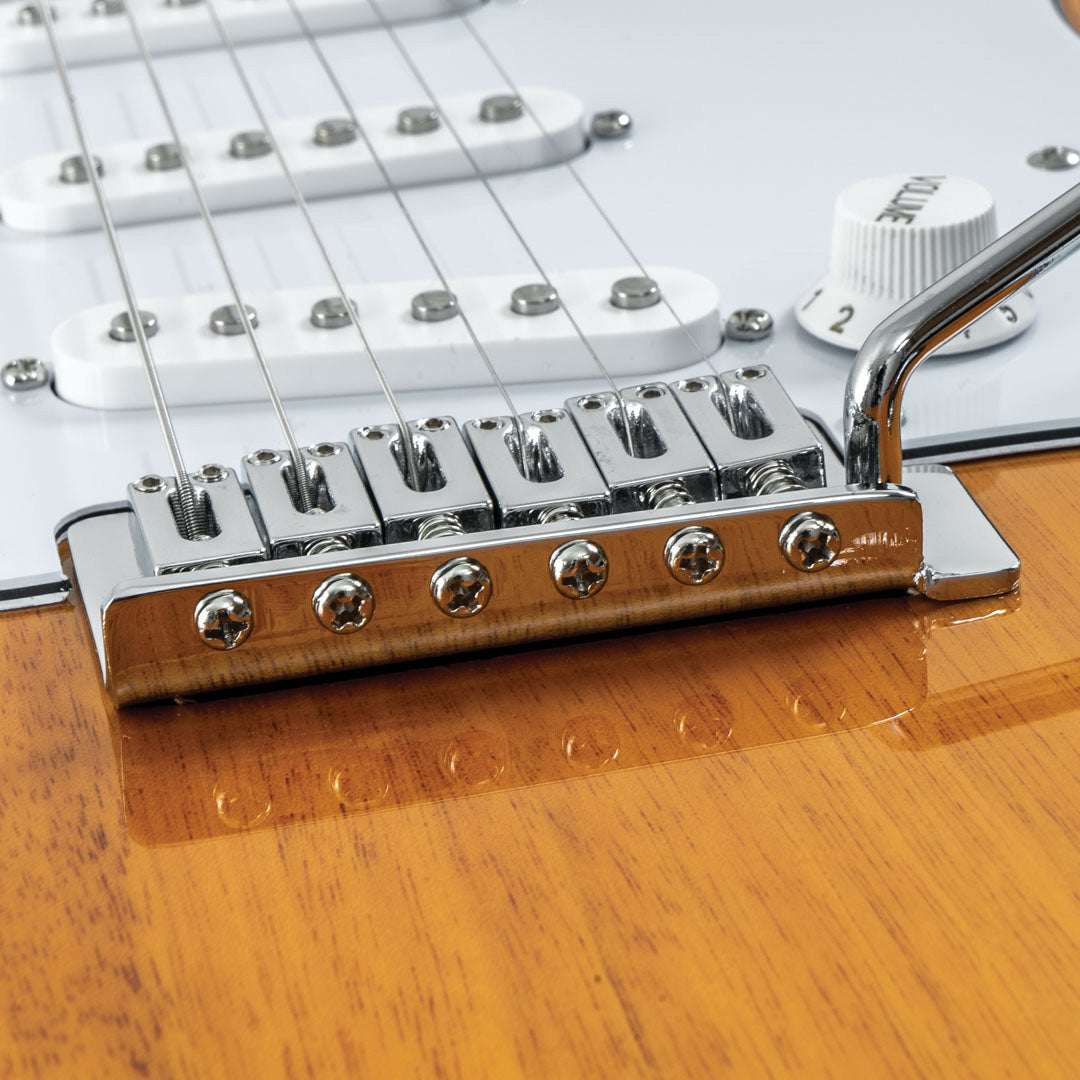 Oscar Schmidt OS-300-NH-A Double Cut Electric Guitar. Natural Finish