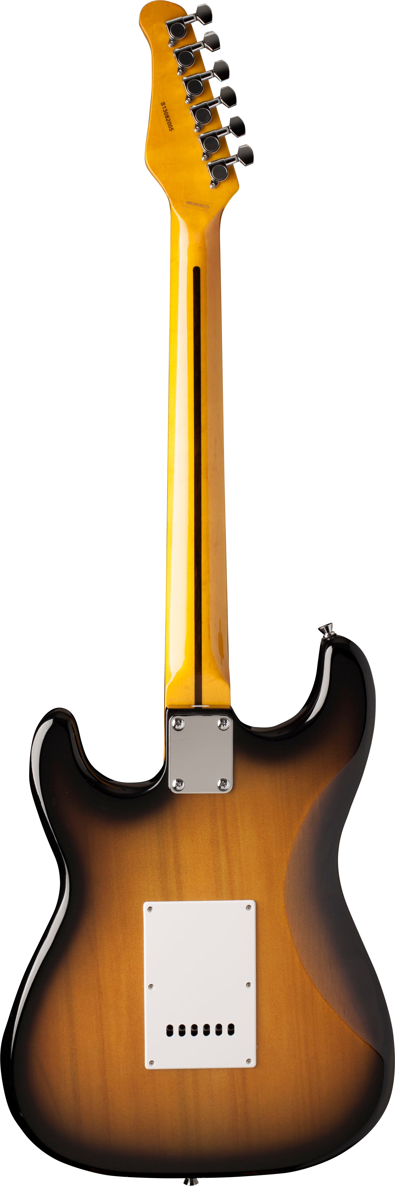 Oscar Schmidt OS-300-TS-A Double Cut Electric Guitar. Tobacco Sunburst