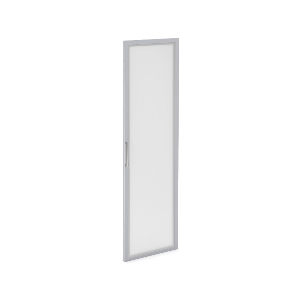 OfficeSource Storage & Wardrobe Cabinets empered Glass Silver Frame Cabinet Door For OS150, OS151