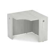 OfficeSource Laminate 36"W Corner Desk Shell - Arcadia White