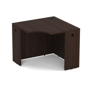 OfficeSource Laminate 36"W Corner Desk Shell - Java