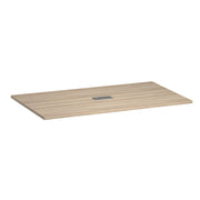 OfficeSource Laminate 96" Rectangular Conference Table Top (Top Only) - American Elm
