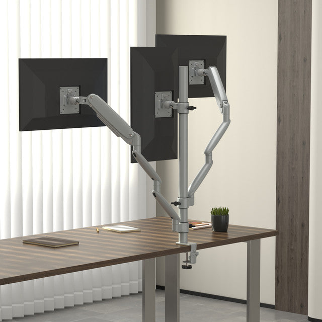 OfficeSource  Triple Monitor Arms - Silver