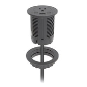 OfficeSource  Power Grommet Center - Black