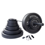 500 Lb Cast Oly Set, Black Bar