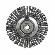 OSBORN, STRINGER BEAD KNOT WIRE WHEEL (6” OD X .020” STEEL X 5/8-11 NC AH){Clamshell}