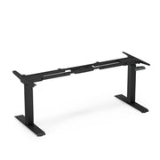 OfficeSource  Quick Install 2-Stage Dual Motor Electric Height Adjustable Base - Black