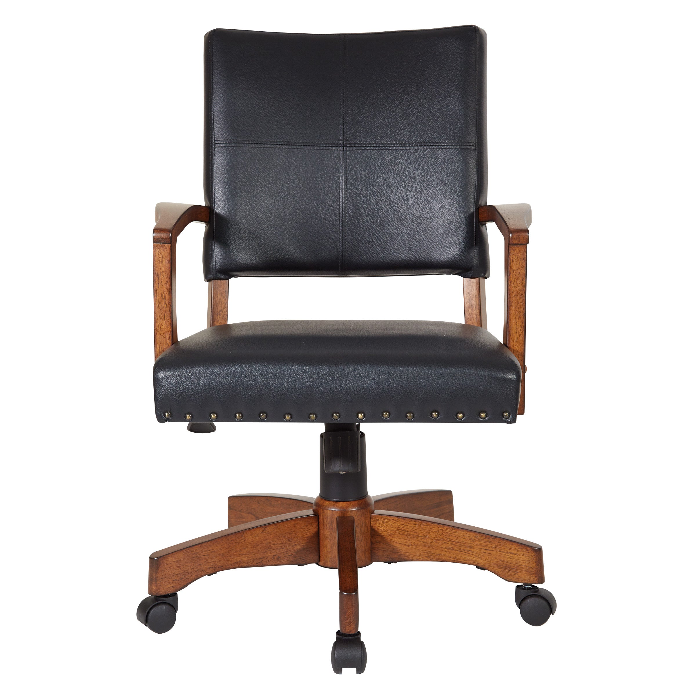 Deluxe Wood Bankers Chair - Black
