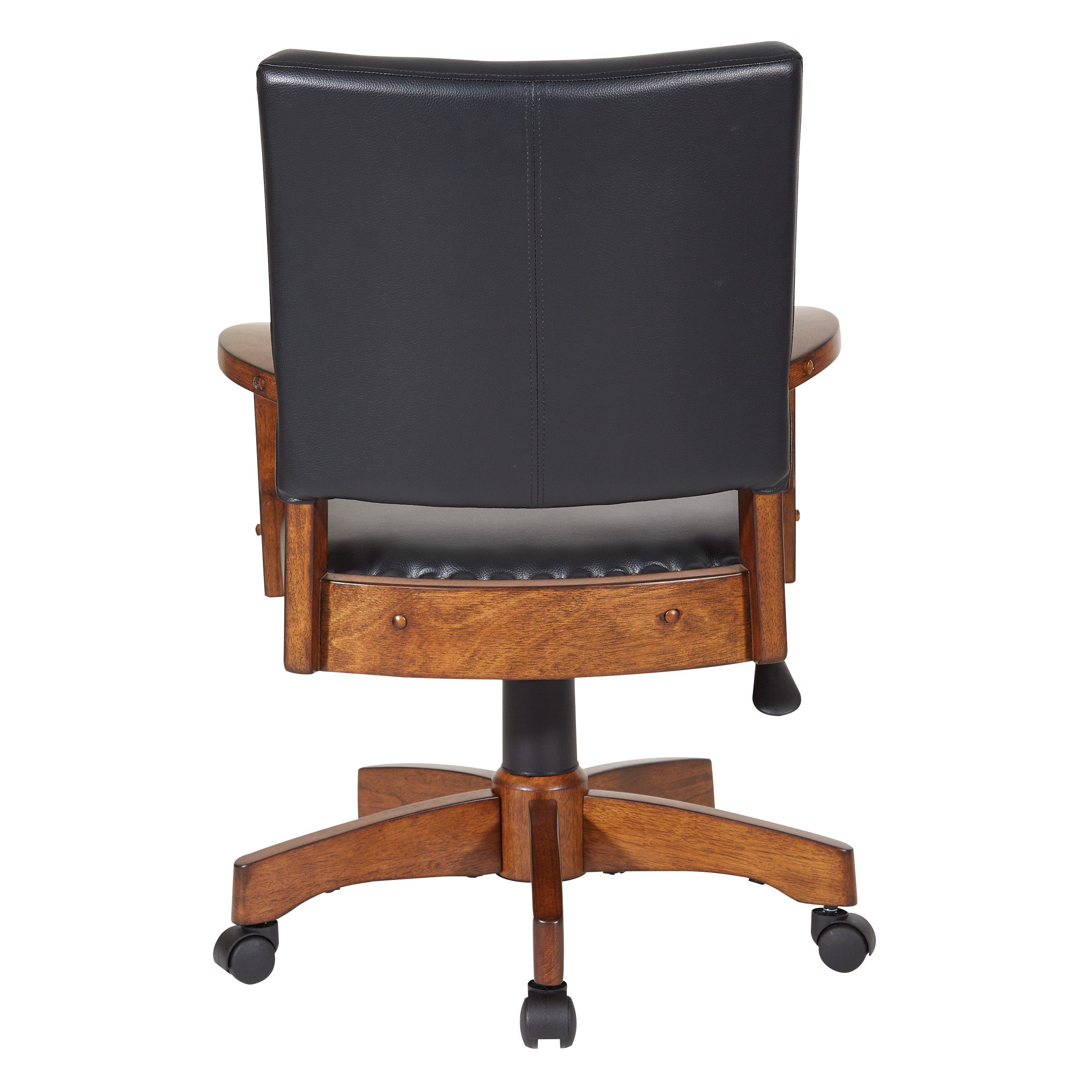 Deluxe Wood Bankers Chair - Black