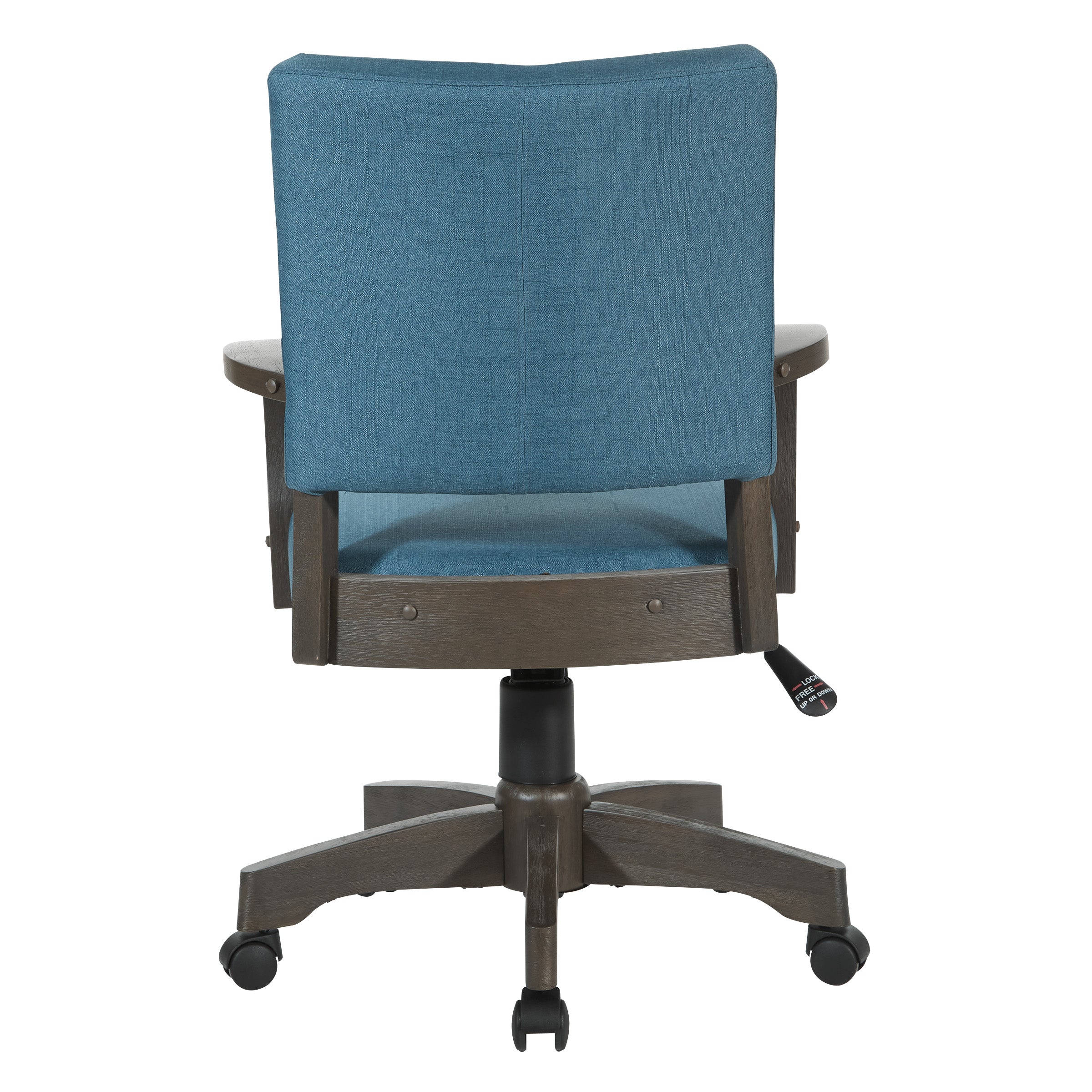 Santina Bankers Chair - Antique Grey / Blue