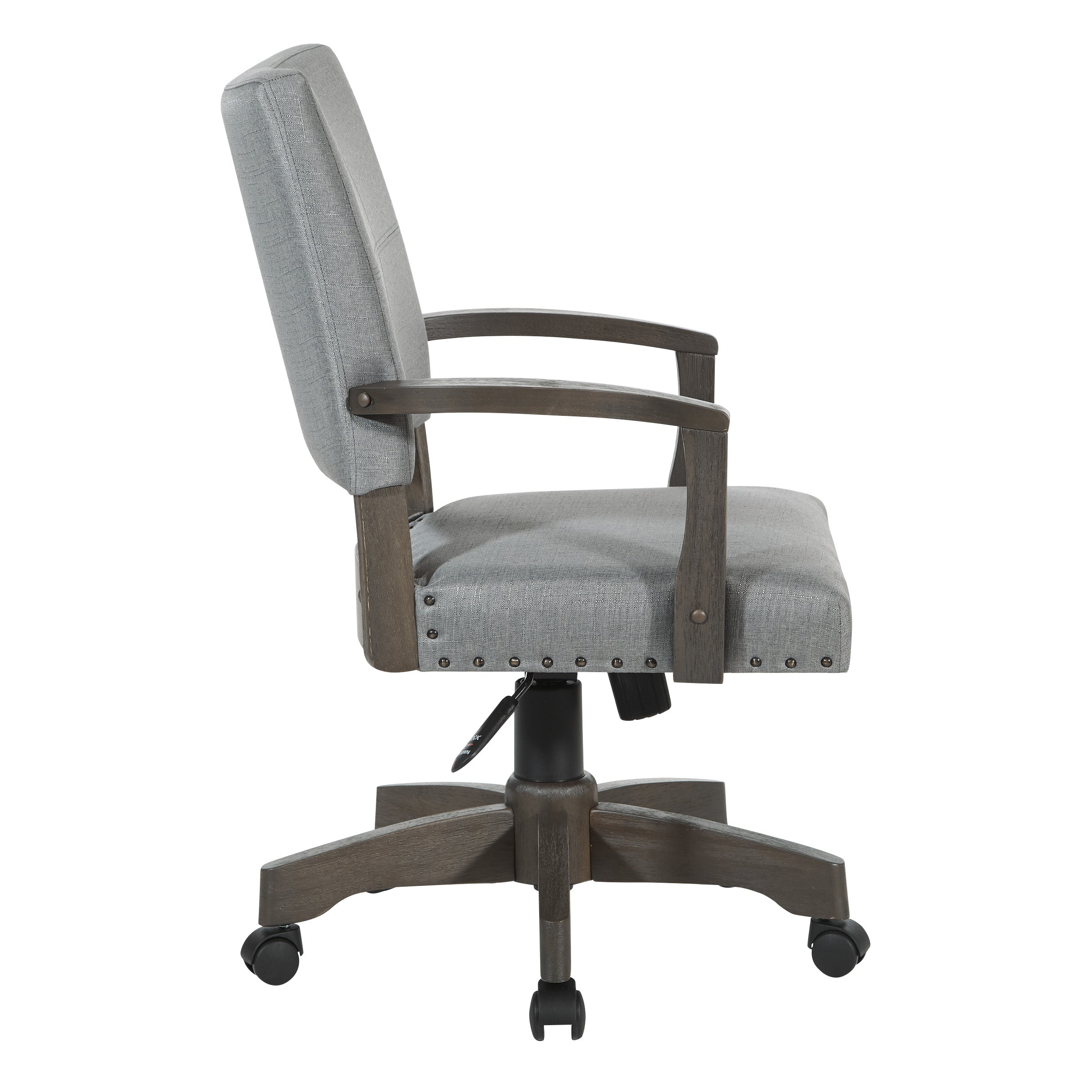 Santina Bankers Chair - Antique Grey / Grey