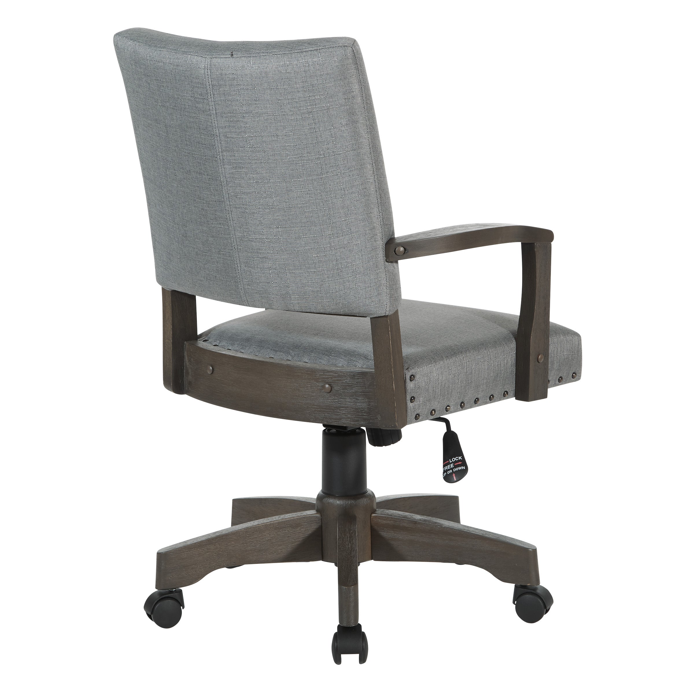 Santina Bankers Chair - Antique Grey / Grey