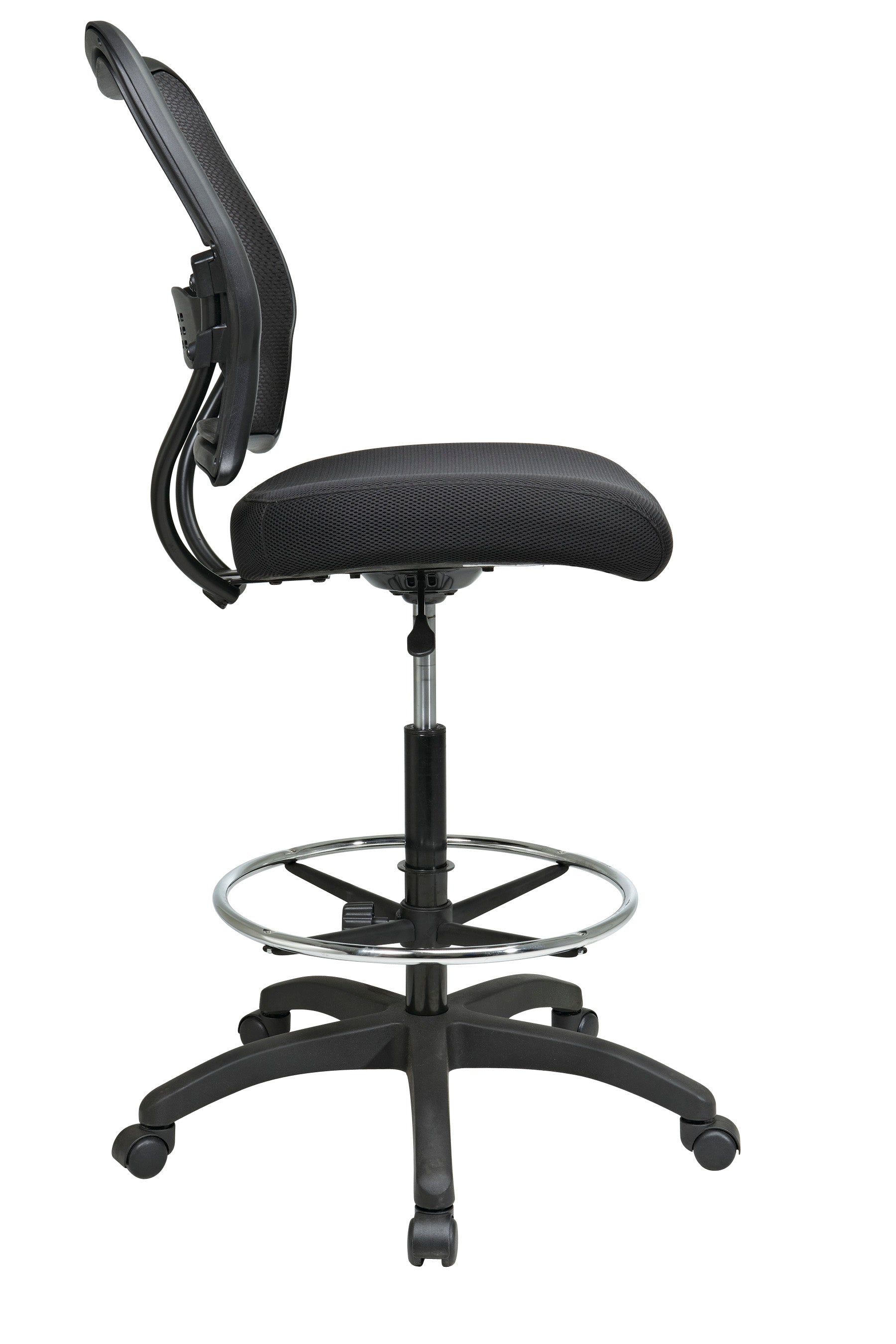Deluxe AirGrid® Back Drafting Chair - Black