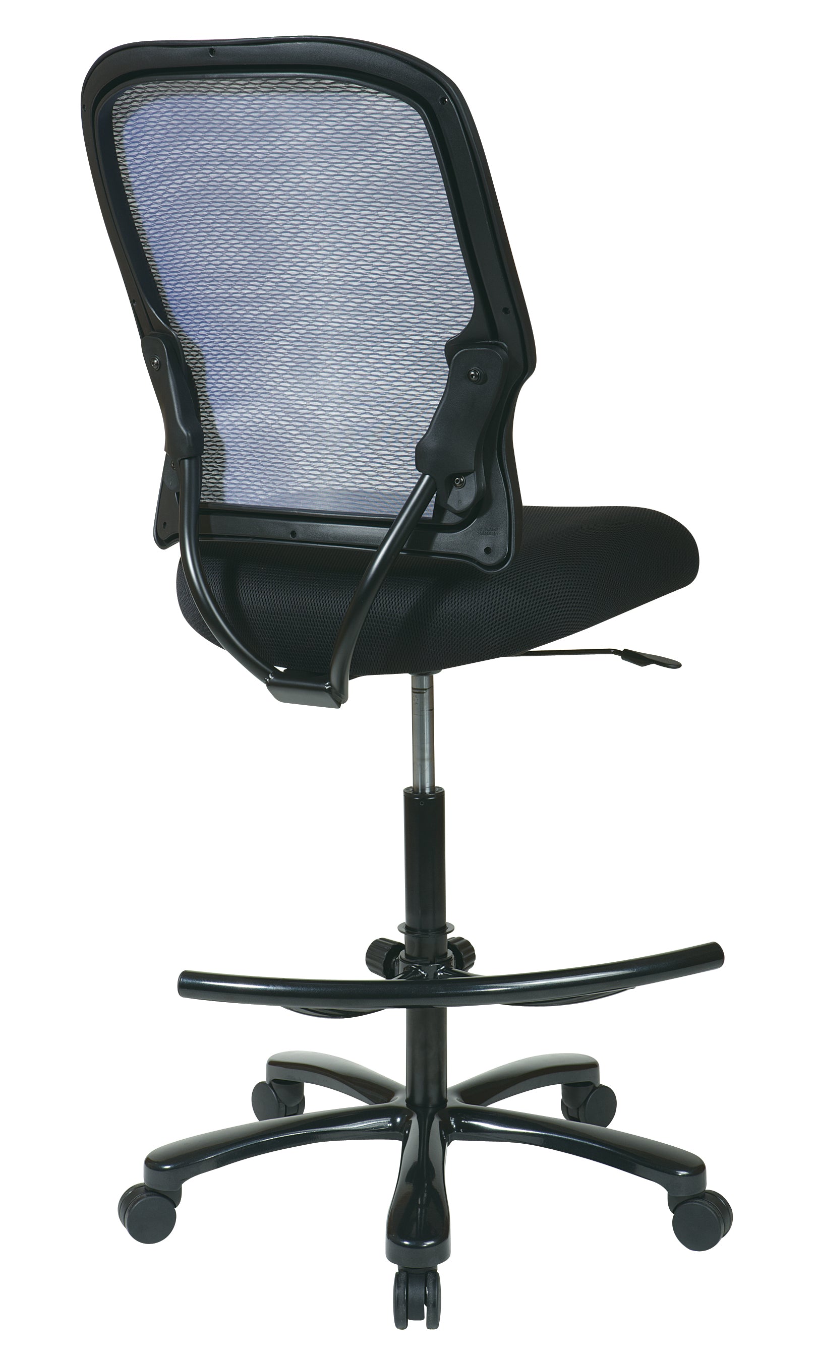 Big Man's AirGrid® Drafting Chair - Black