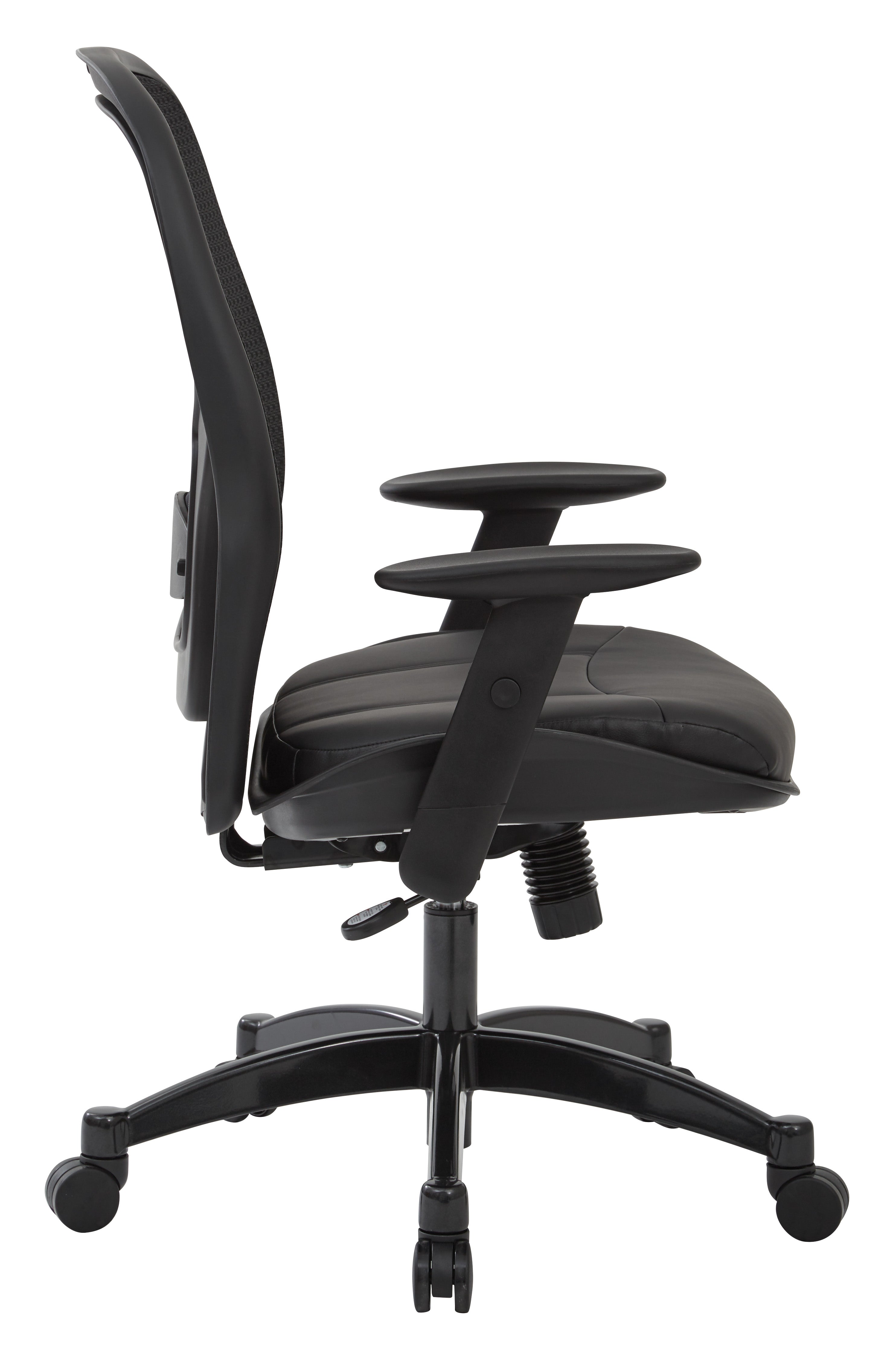 Breathable Mesh Back Chair - Black