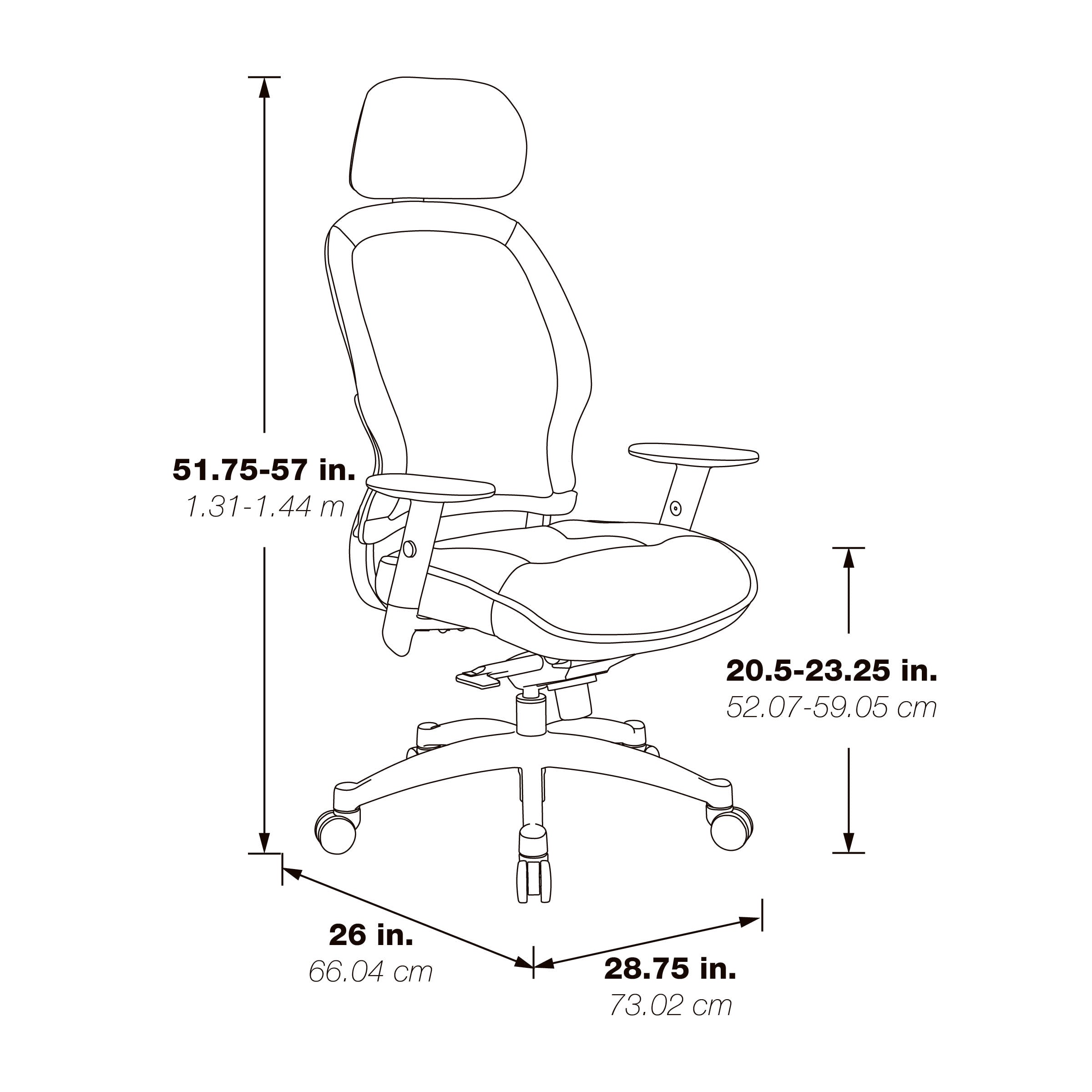 Pro Breathable Mesh Back Chair - Black