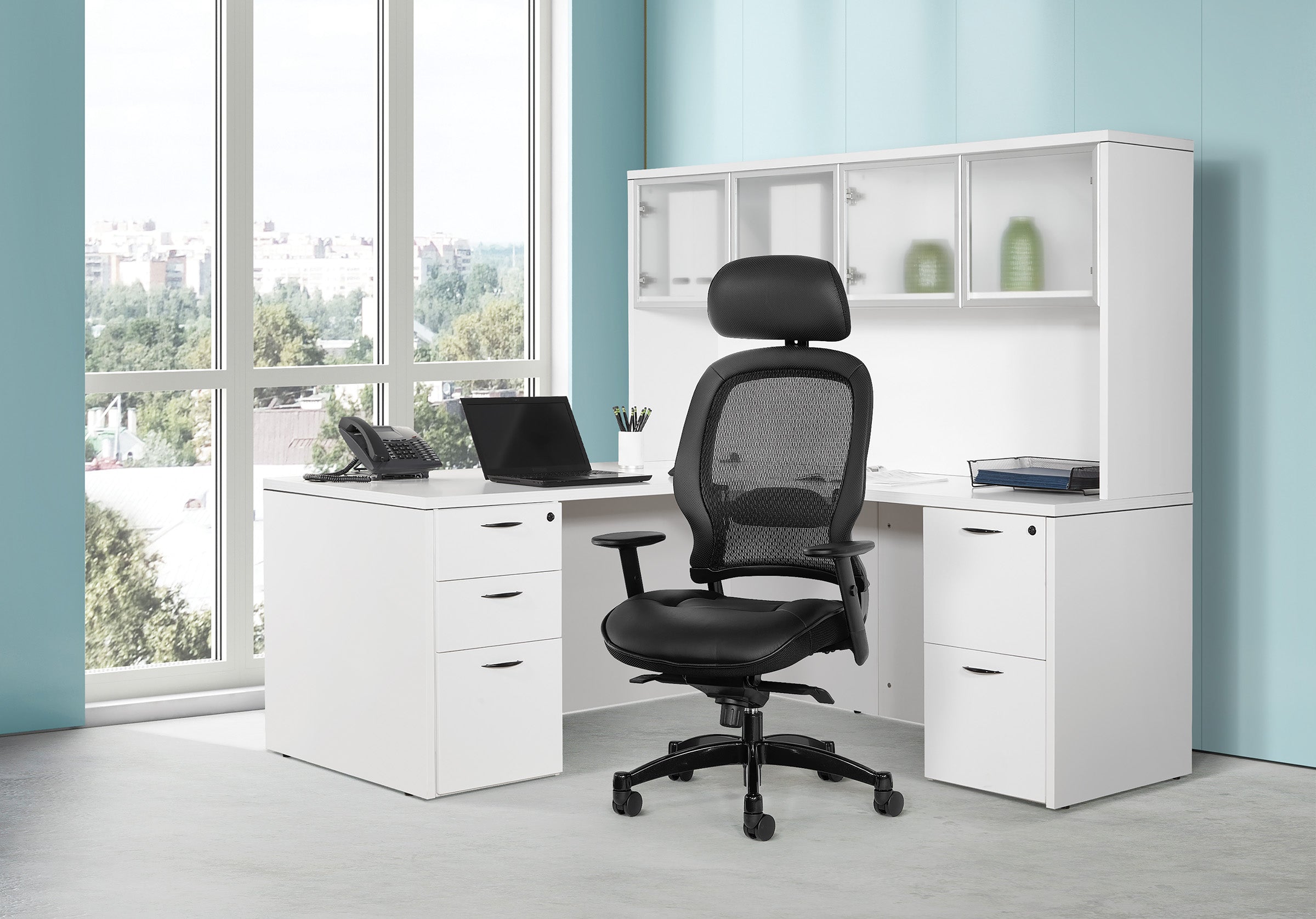 Pro Breathable Mesh Back Chair - Black