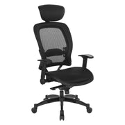 Executive Breathable Mesh Black C - Black