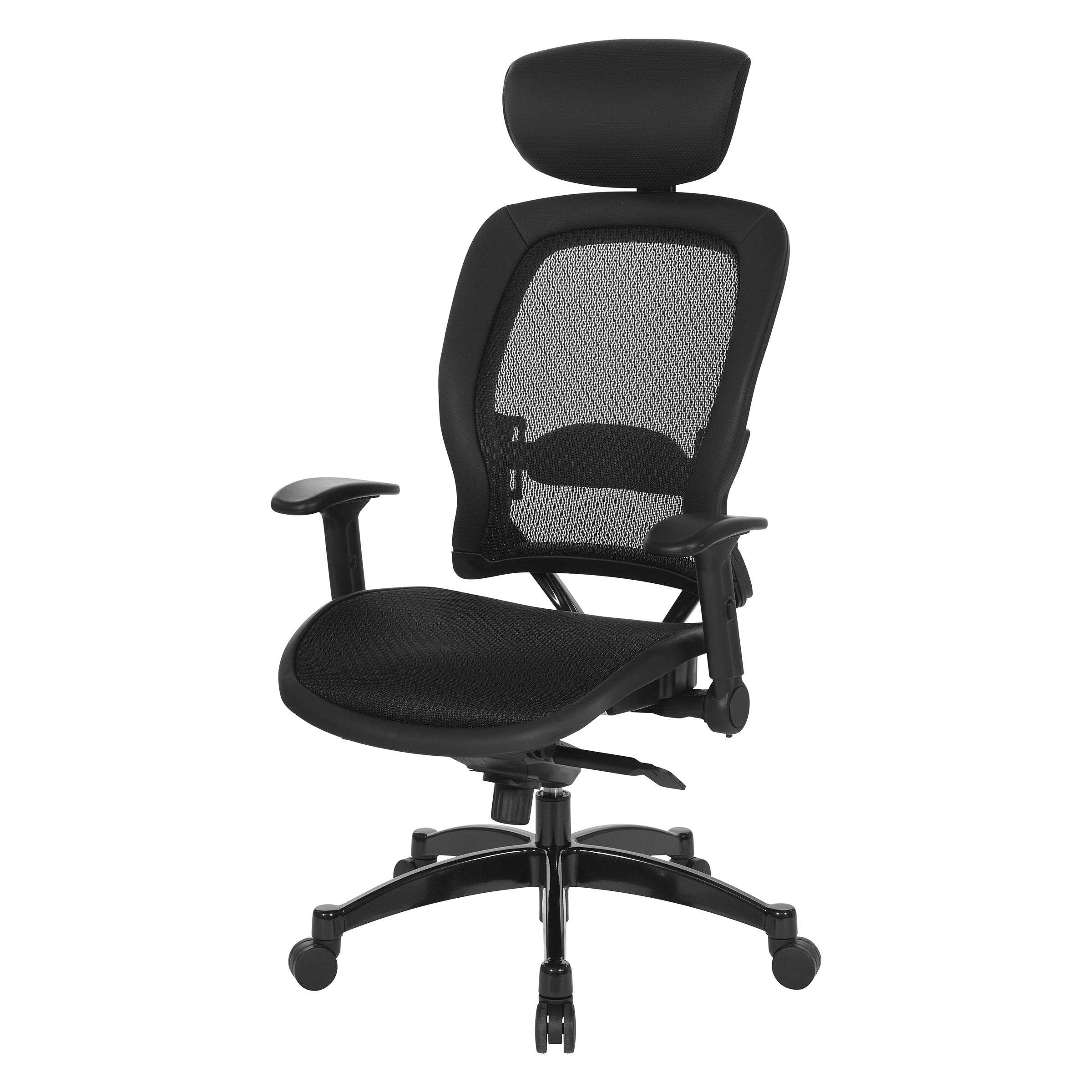 Executive Breathable Mesh Black C - Black