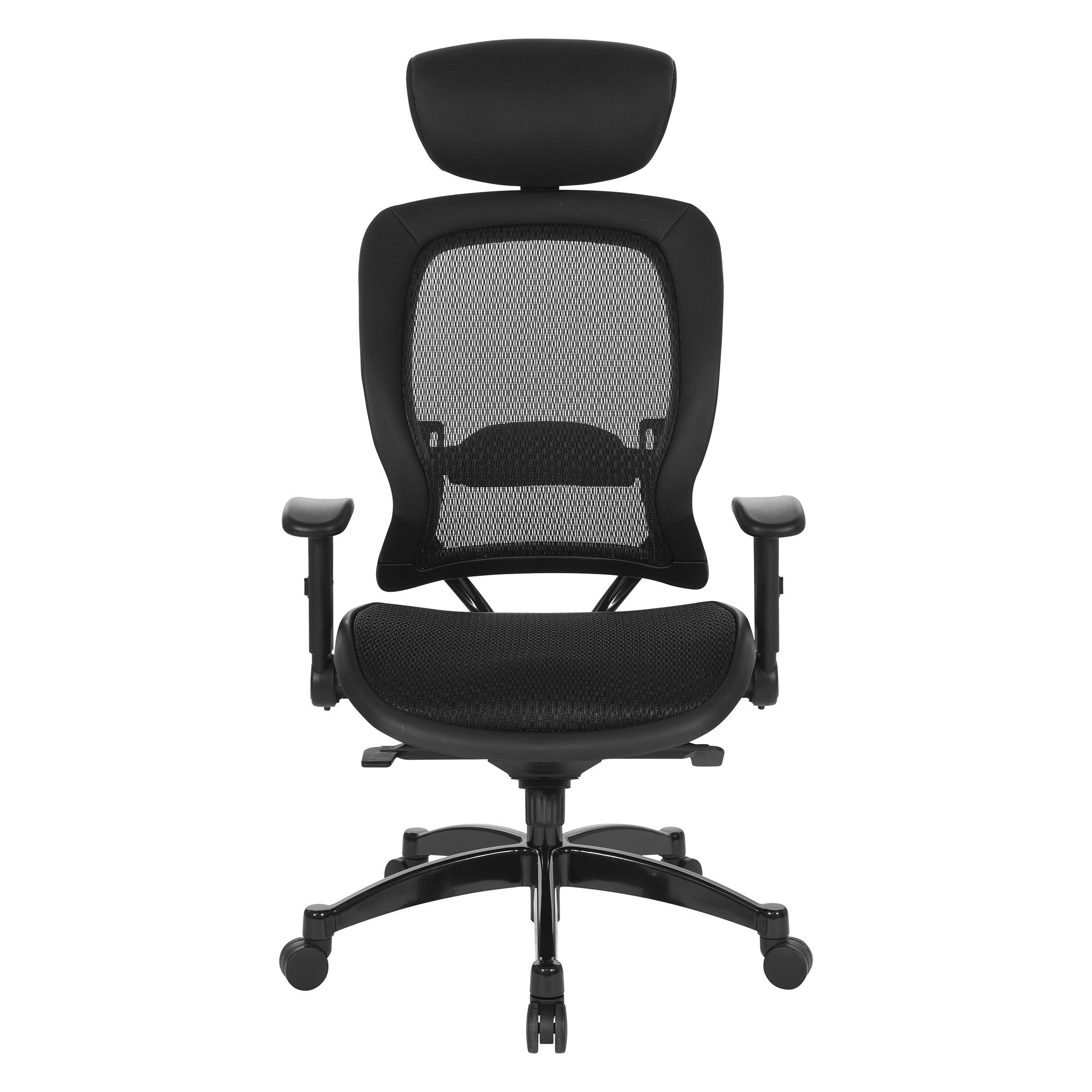 Executive Breathable Mesh Black C - Black