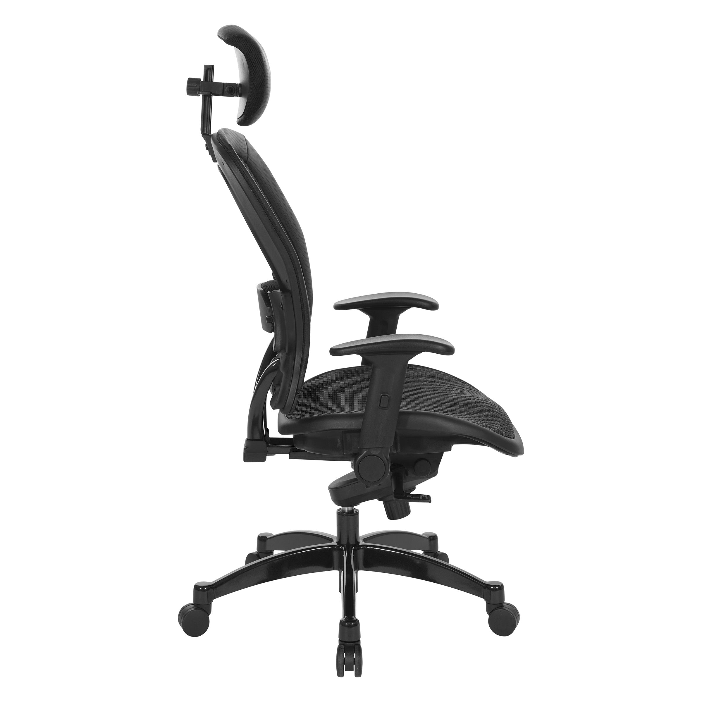 Executive Breathable Mesh Black C - Black