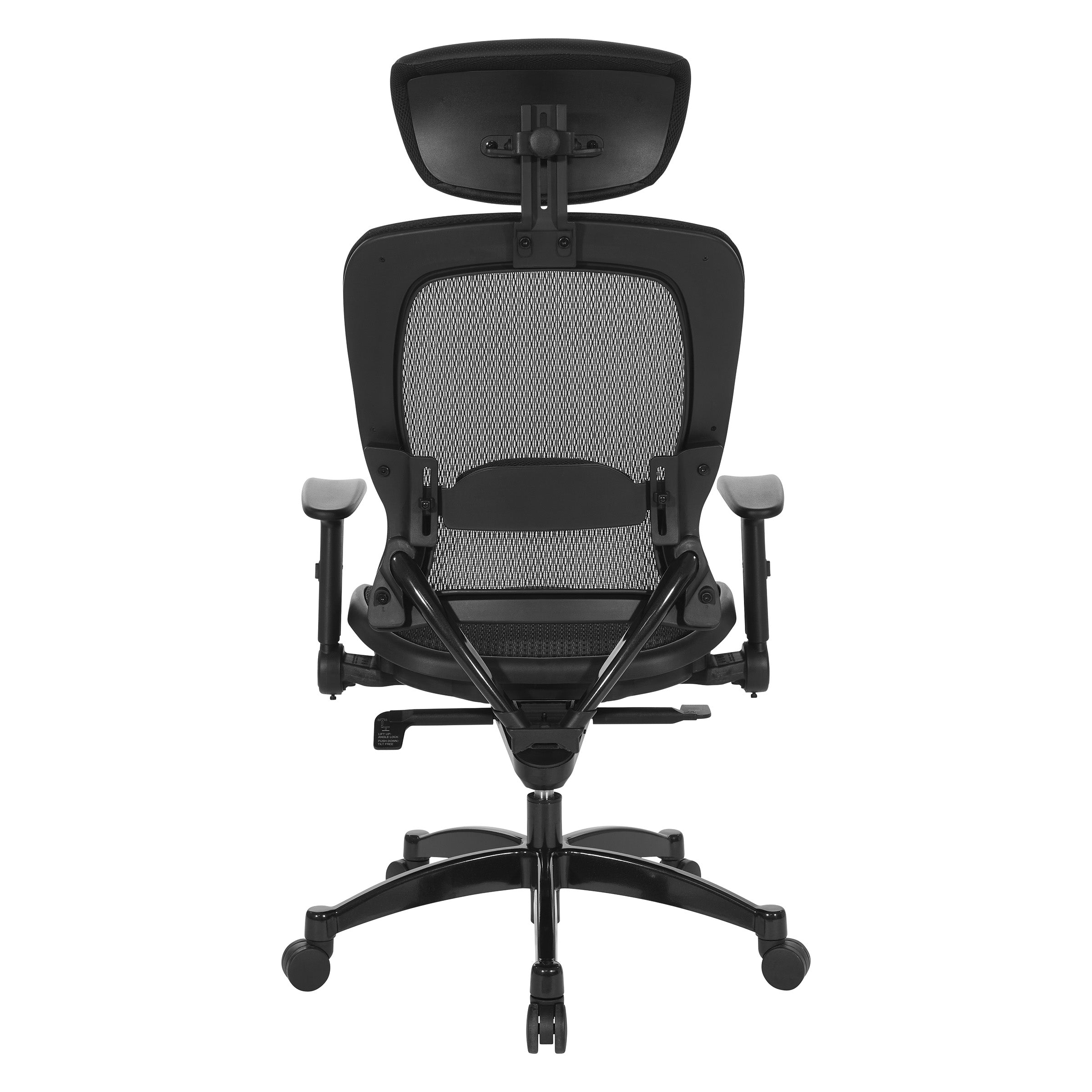 Executive Breathable Mesh Black C - Black