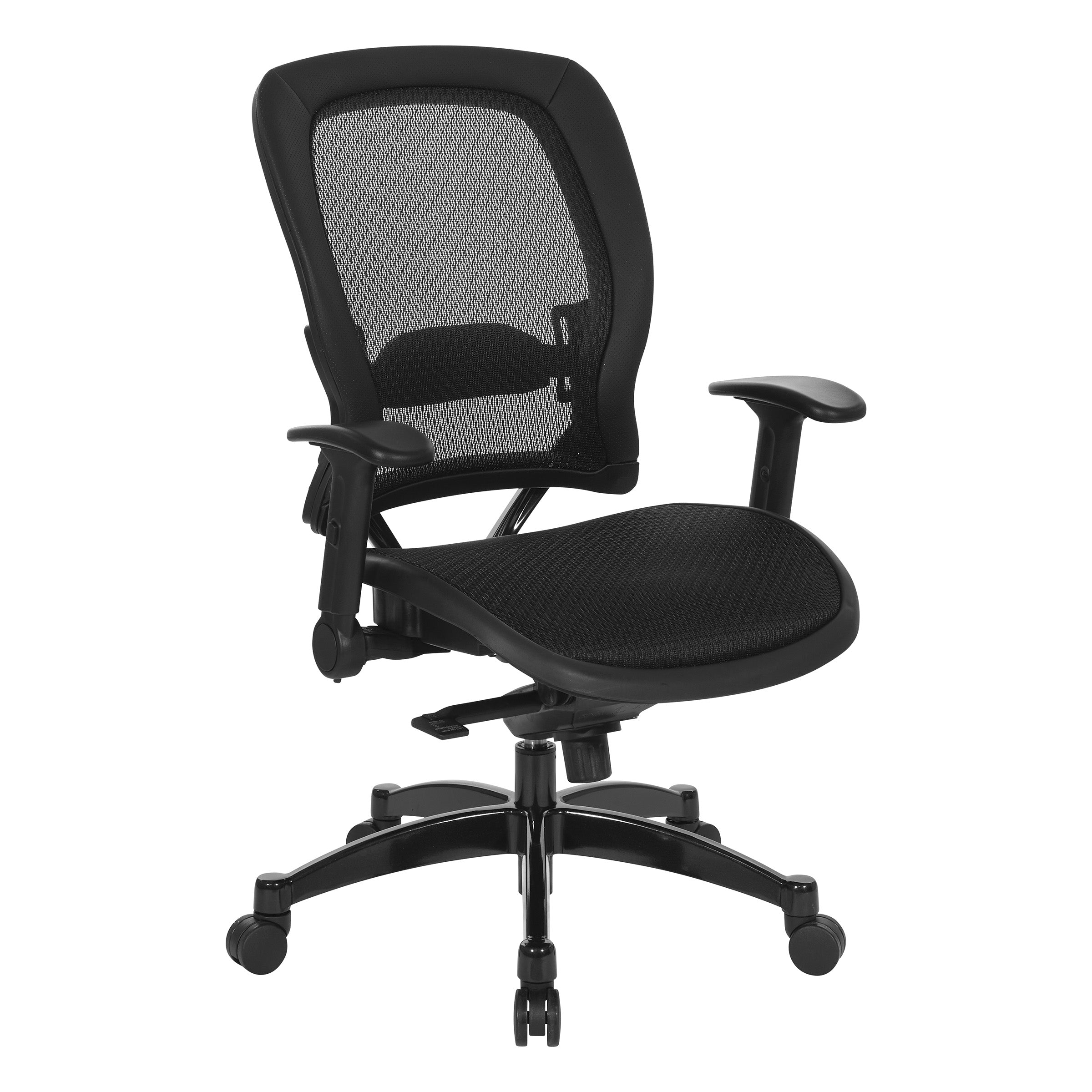 Manager's Black Breathable Mesh  - Black
