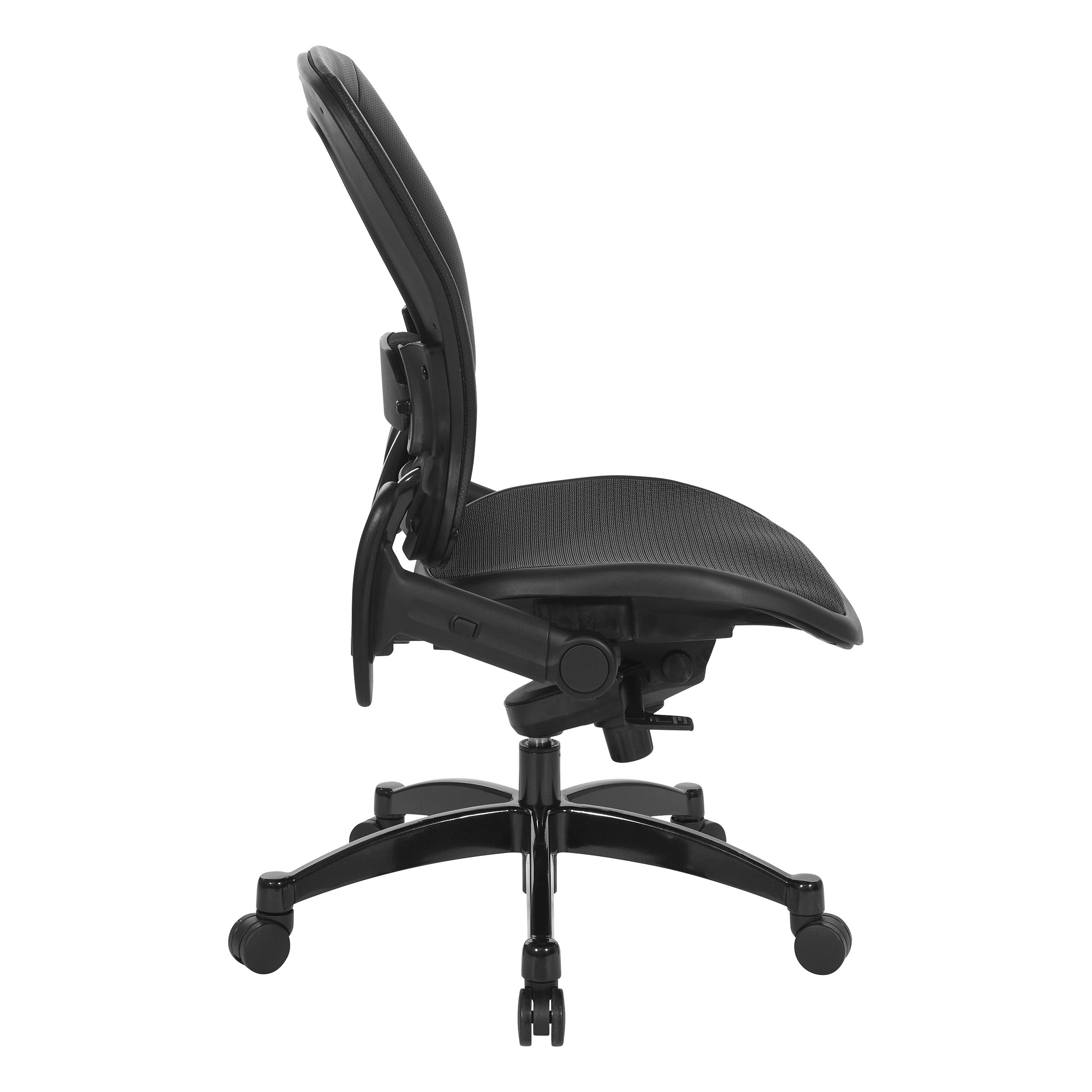 Manager's Black Breathable Mesh  - Black