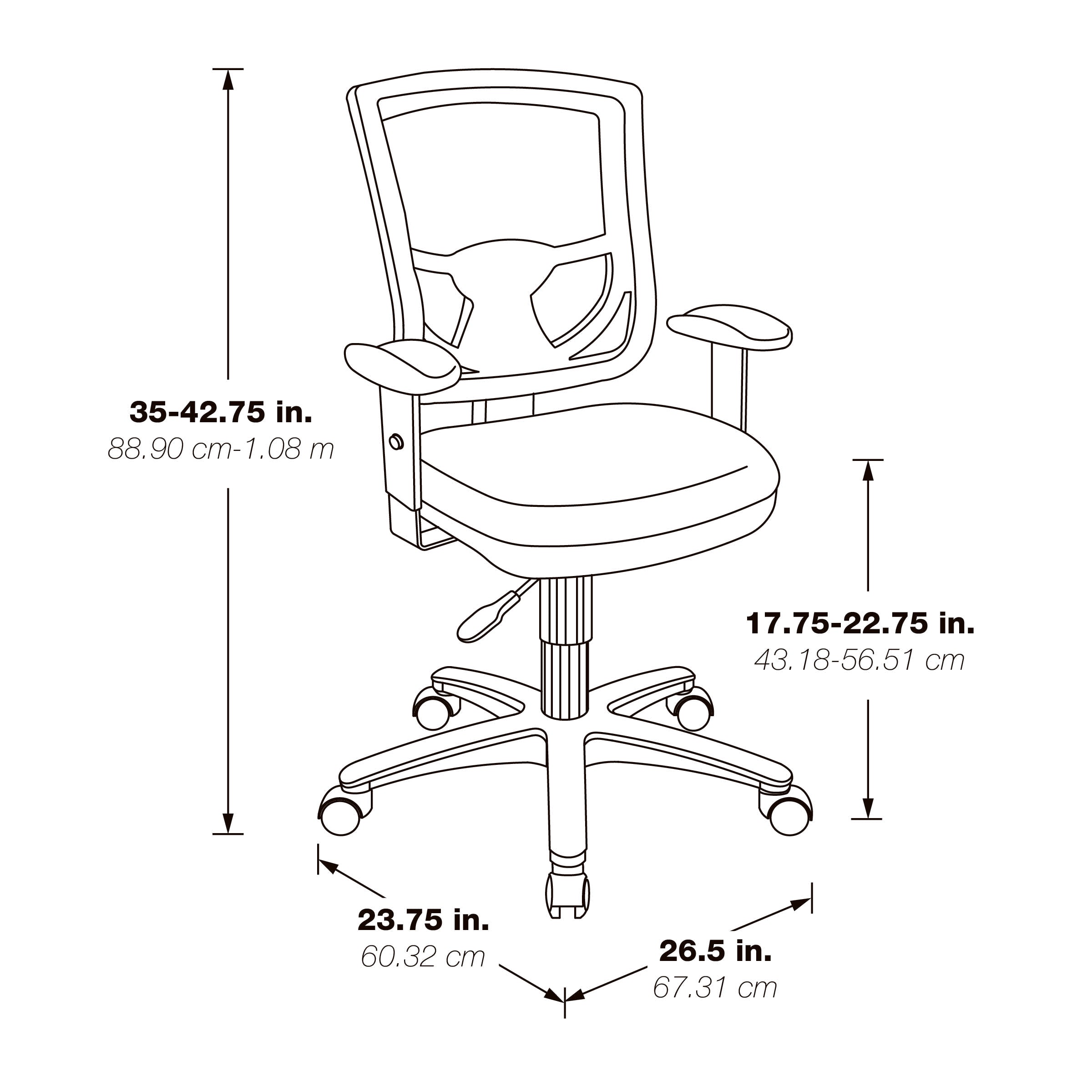 ProGrid® Mesh Back Task Chair - Custom R Grade Fabric