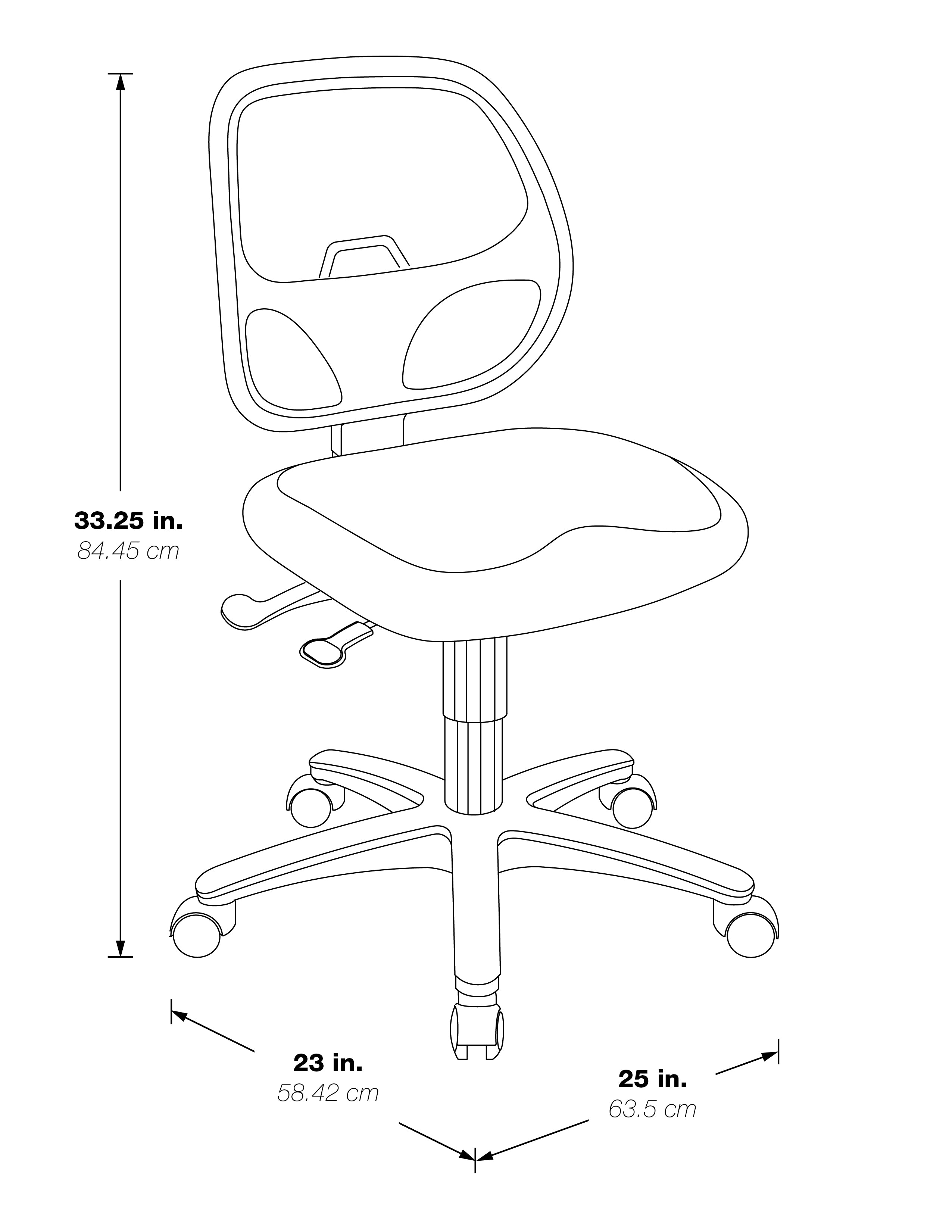 Ergonomic Task Chair  - Coal