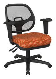 Ergonomic Task Chair with ProGrid® Back - Fine Tune Tangelo