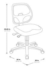 Ergonomic Task Chair with ProGrid® Back - Custom R Fabric