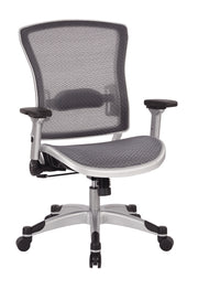 Exec Breathable Mesh Back Chair - Platinum
