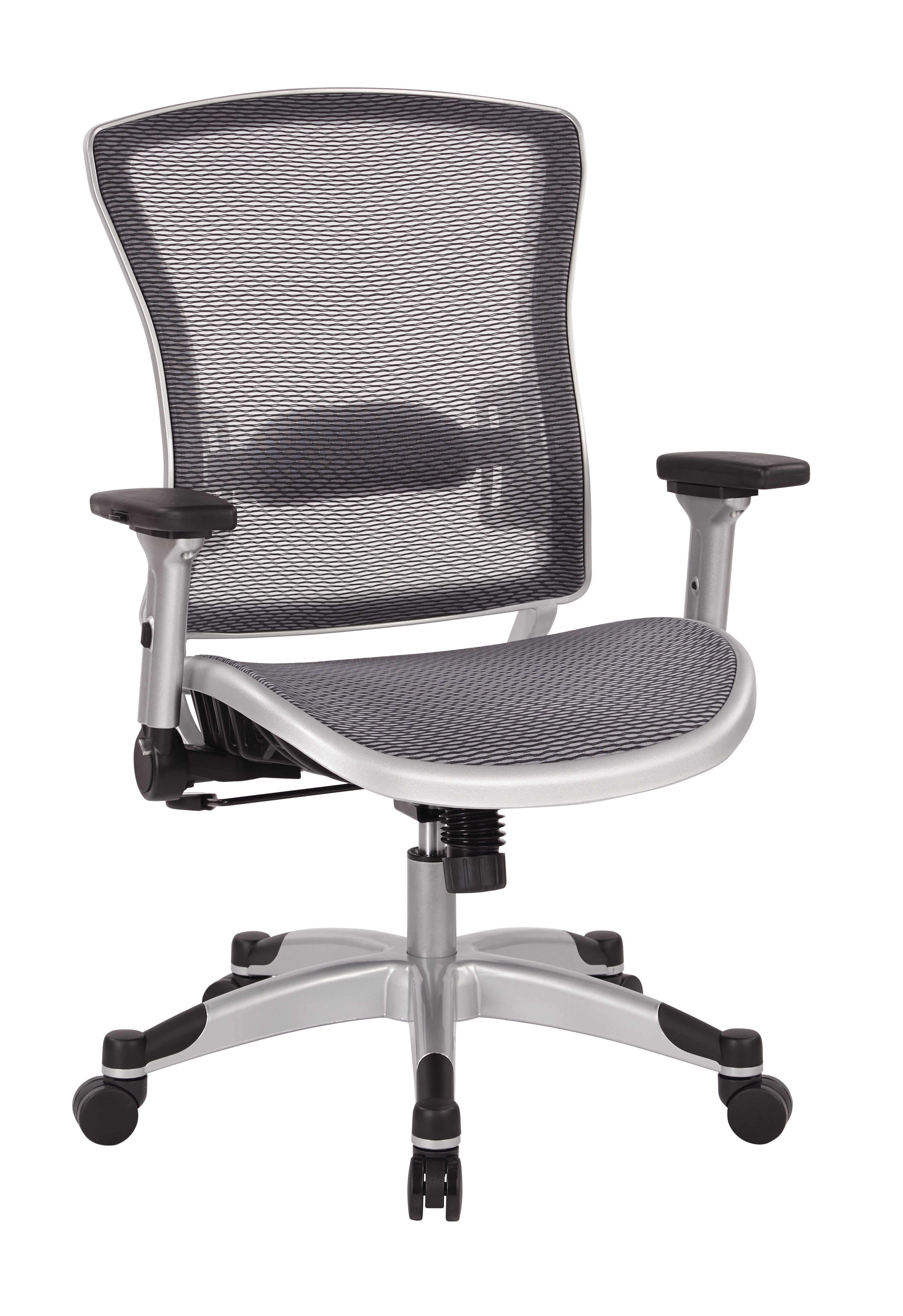 Exec Breathable Mesh Back Chair - Platinum
