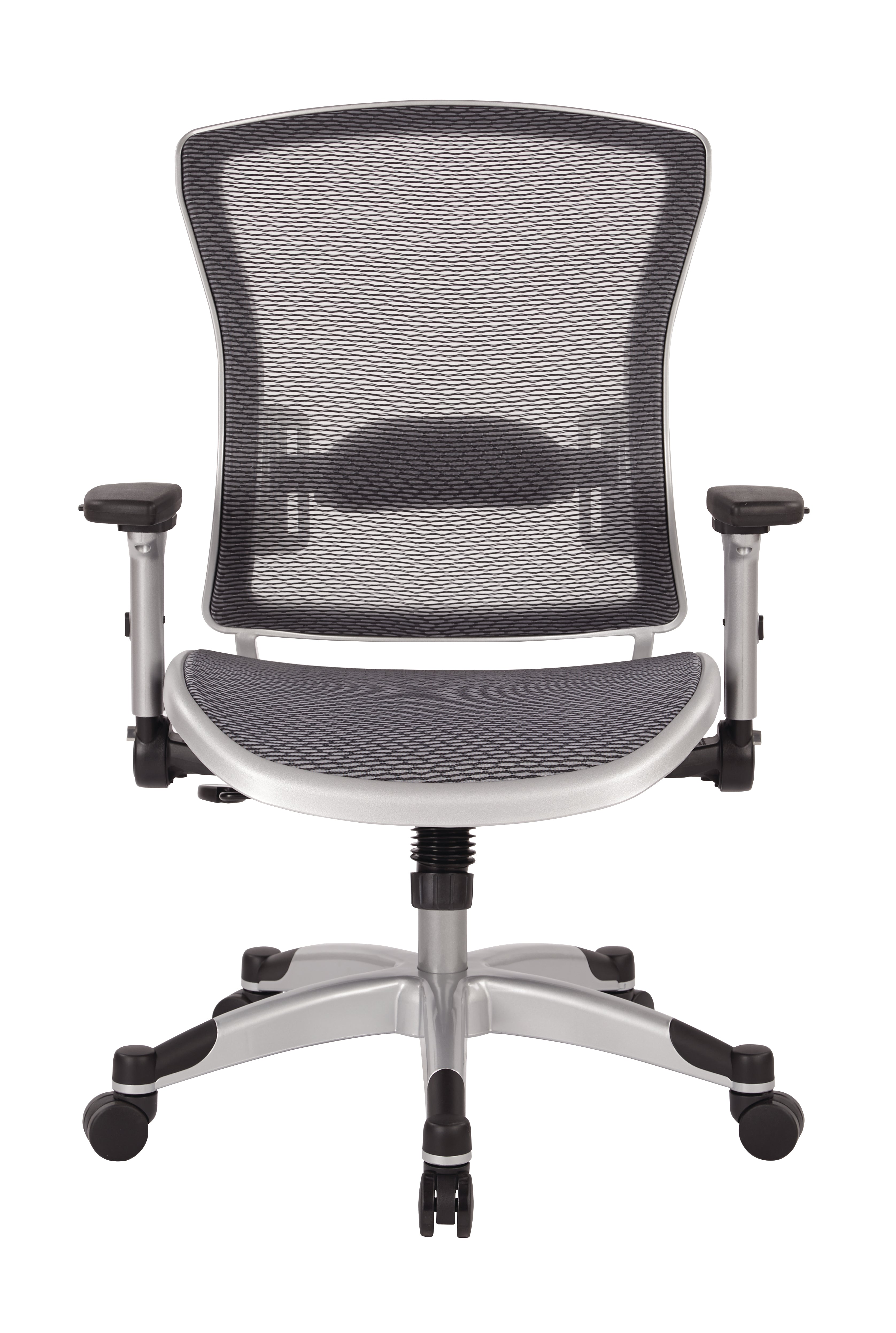 Exec Breathable Mesh Back Chair - Platinum