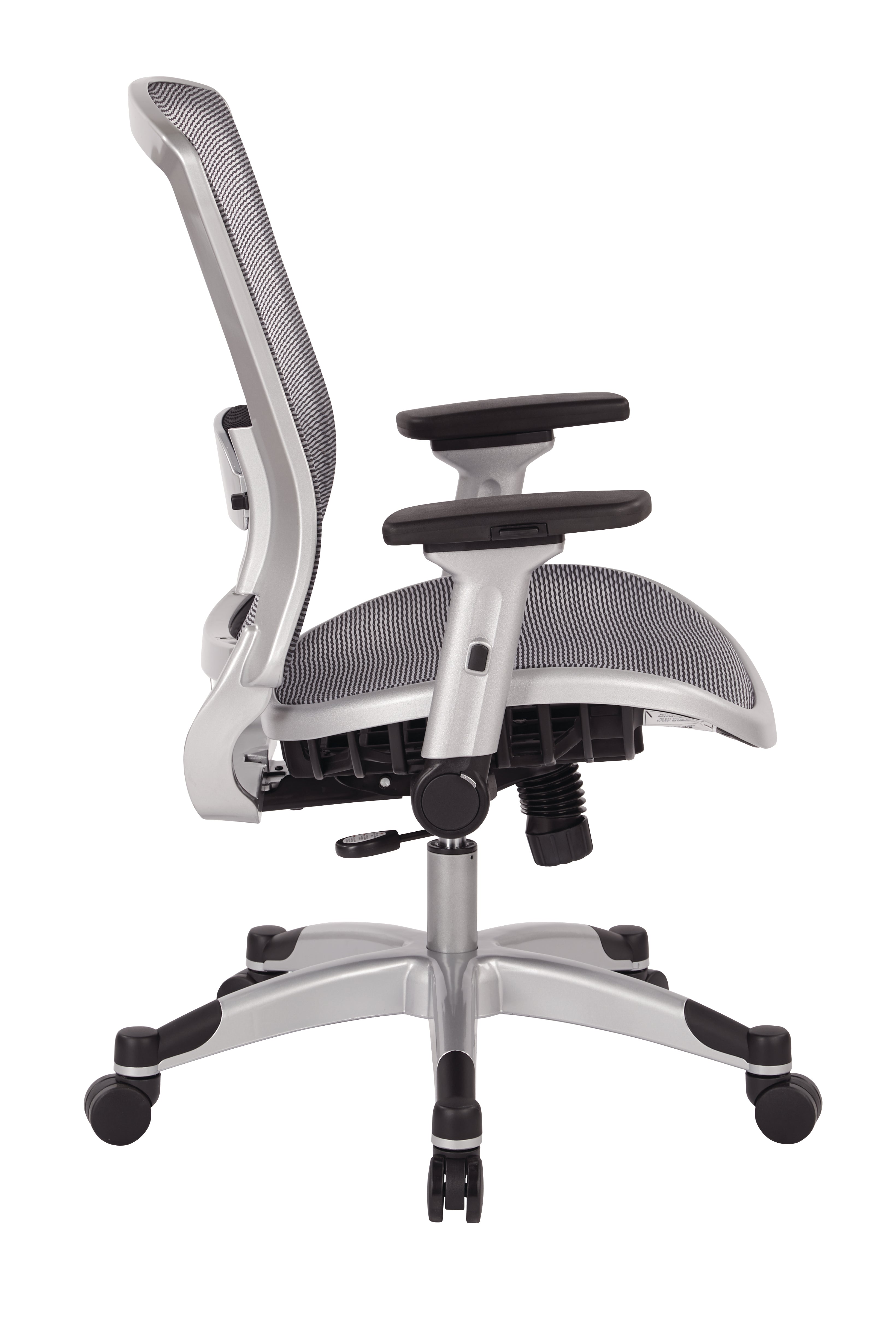 Exec Breathable Mesh Back Chair - Platinum