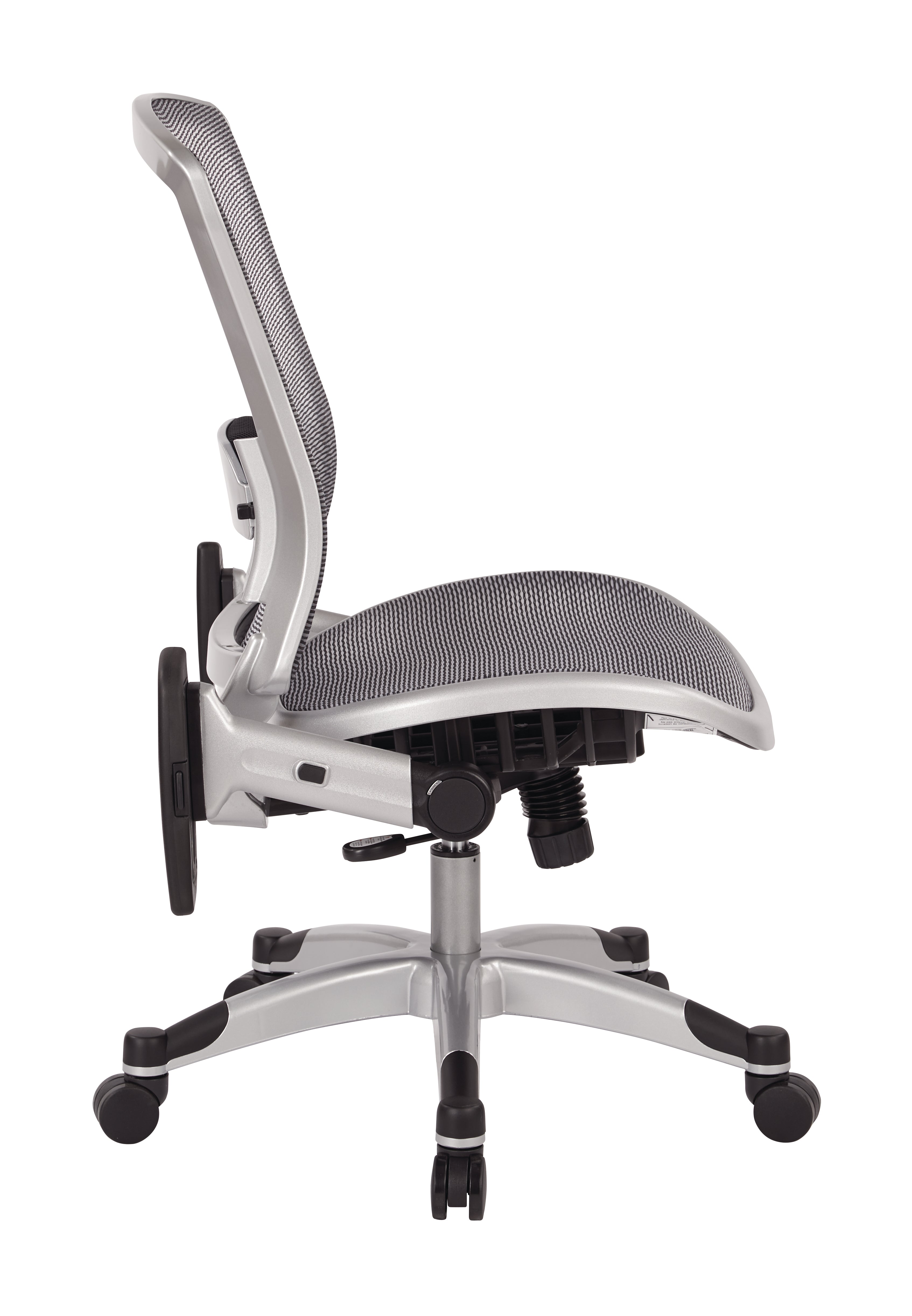 Exec Breathable Mesh Back Chair - Platinum