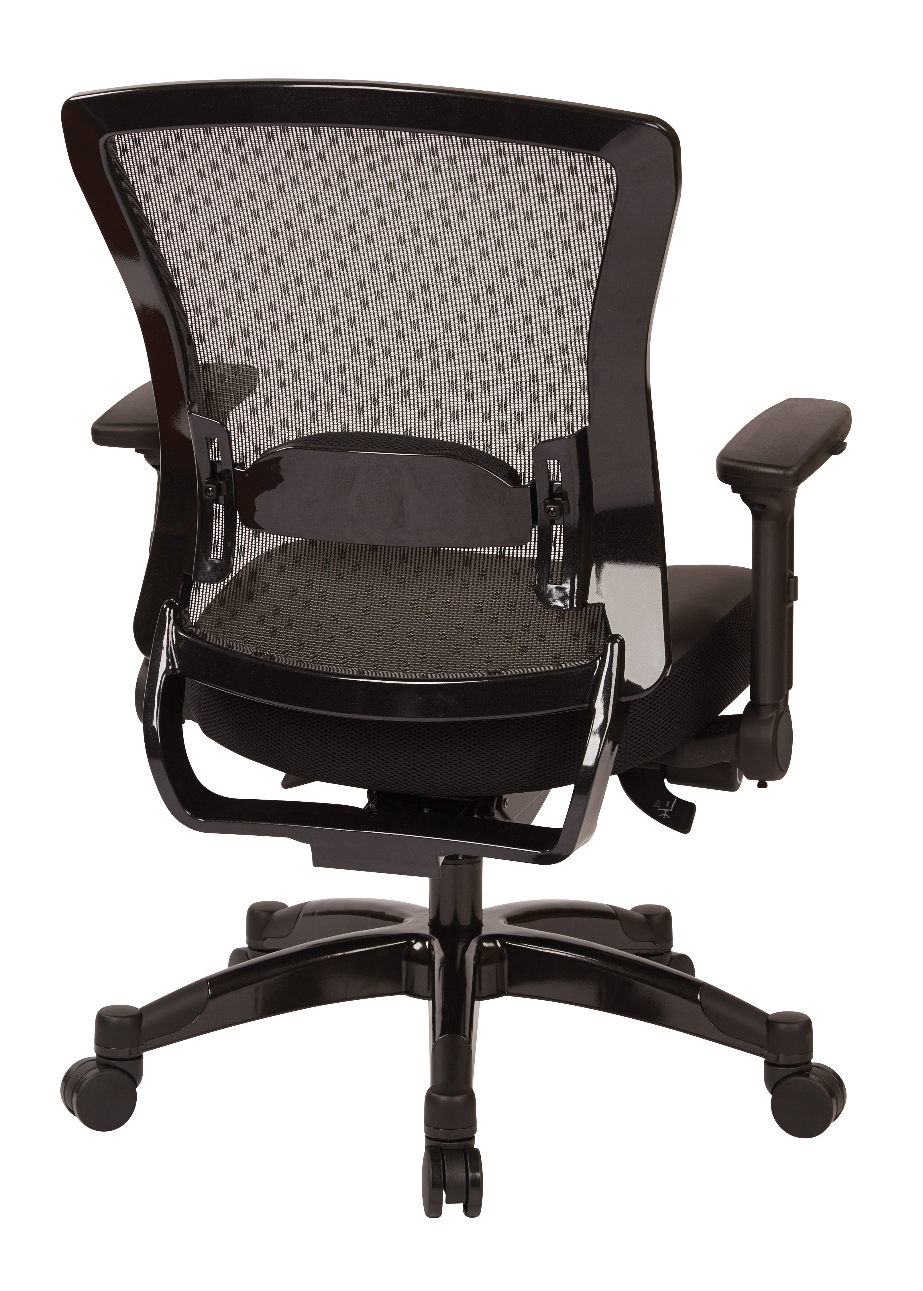Executive Bonded Leather Seat Chair - Black