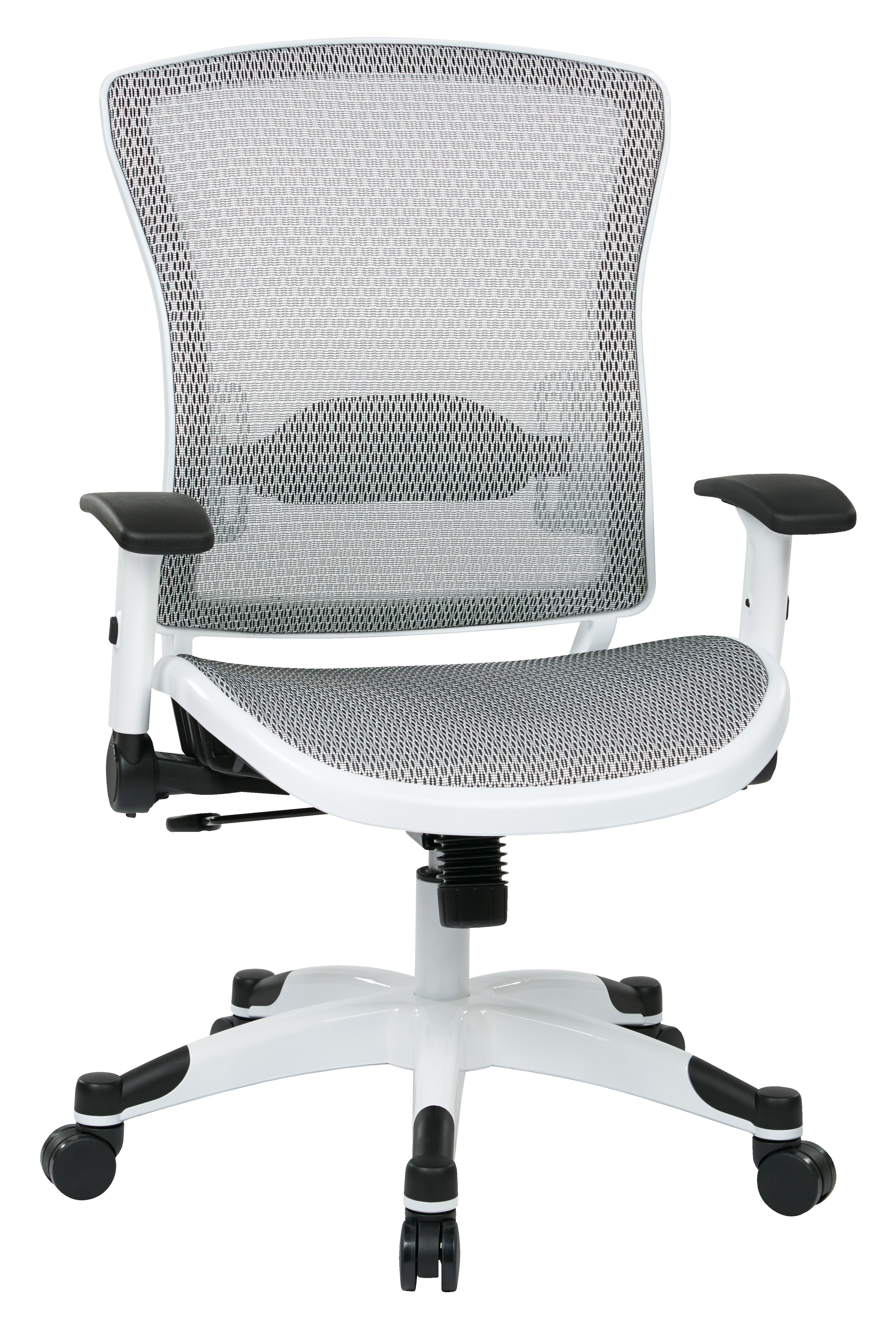 White Frame Managers Chair - White
