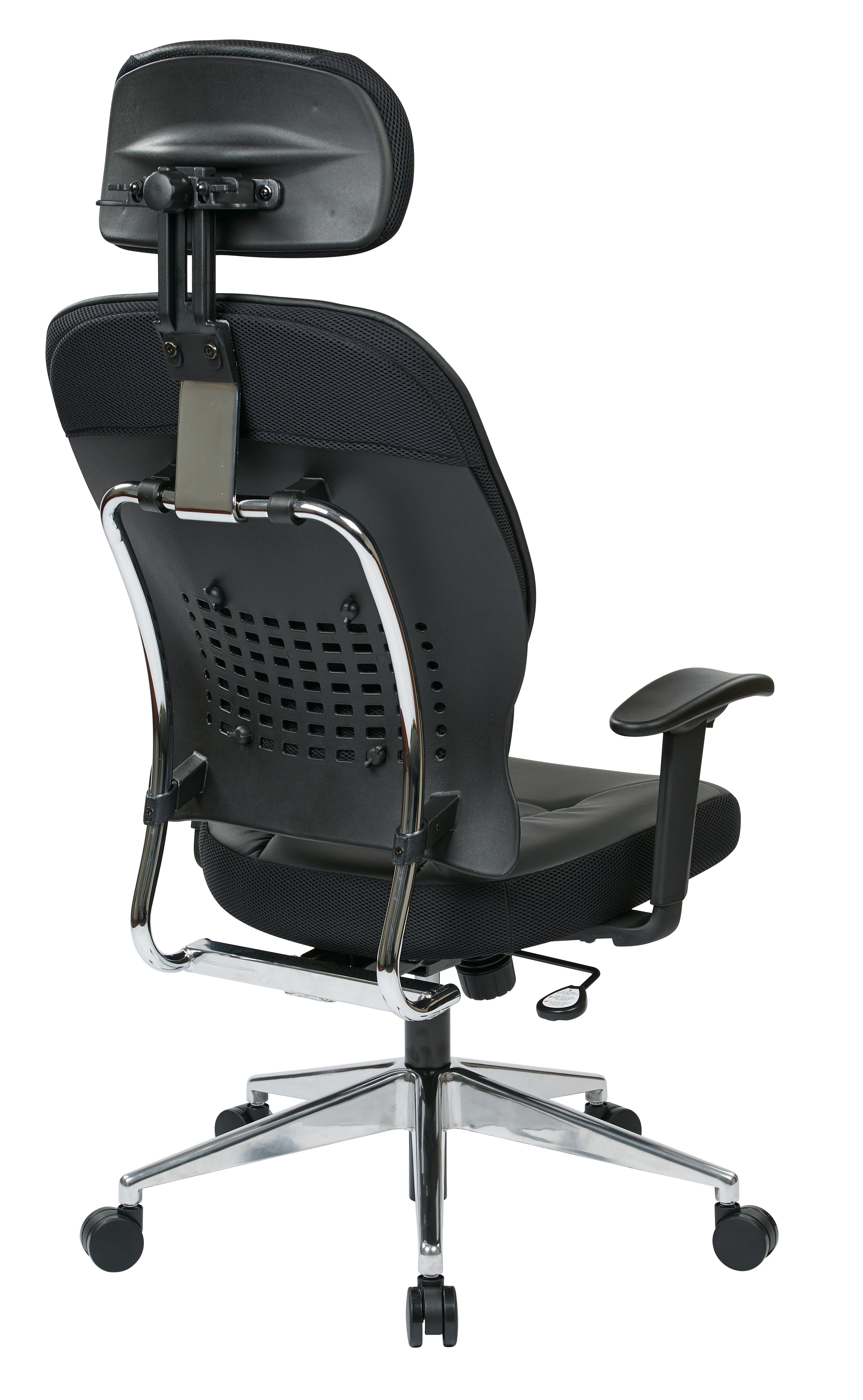 Black Bonded Leather Managers Chair - Black