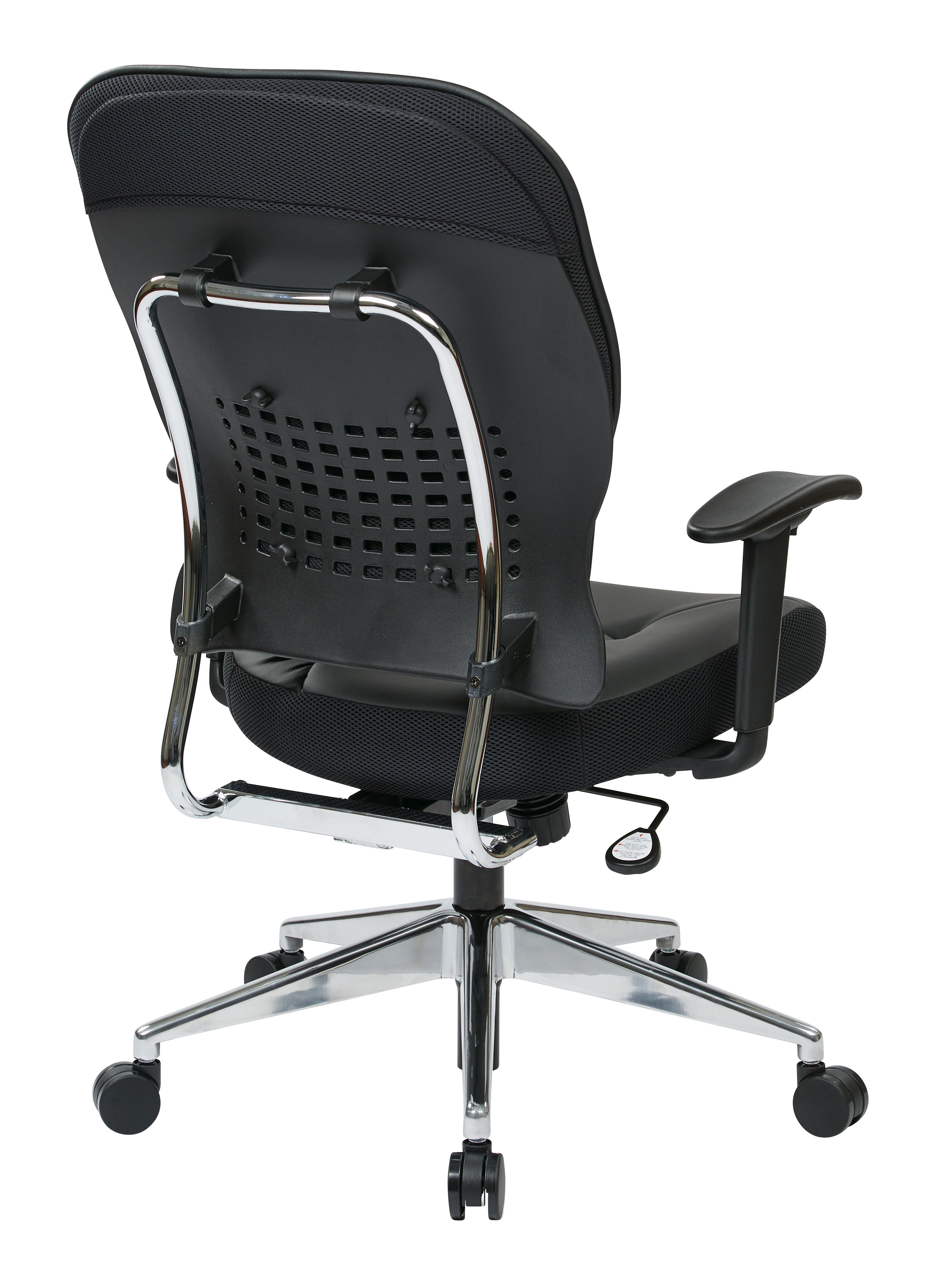 Black Bonded Leather Managers Chair - Black
