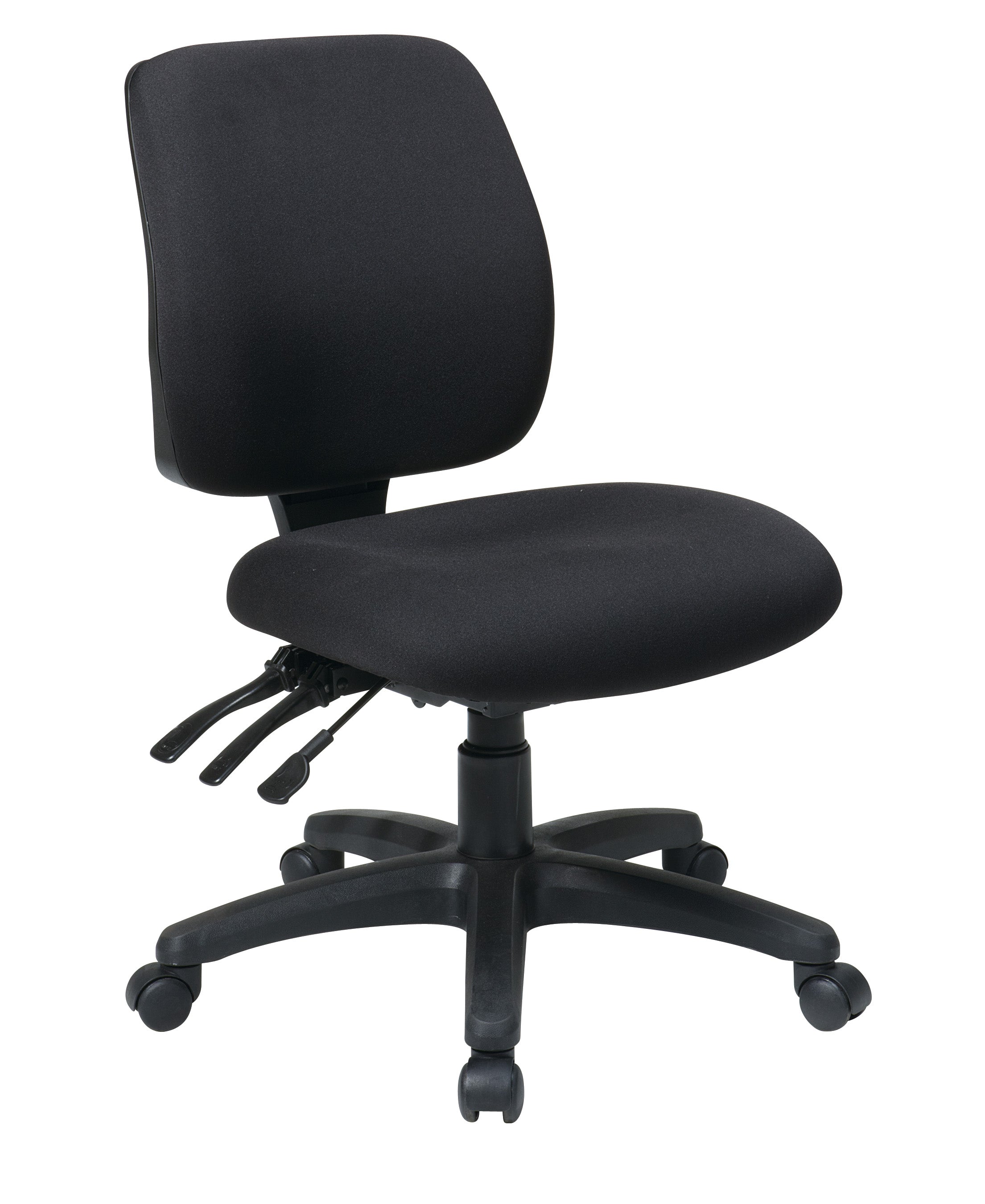 Mid Back Dual Function Ergo Chair - Coal