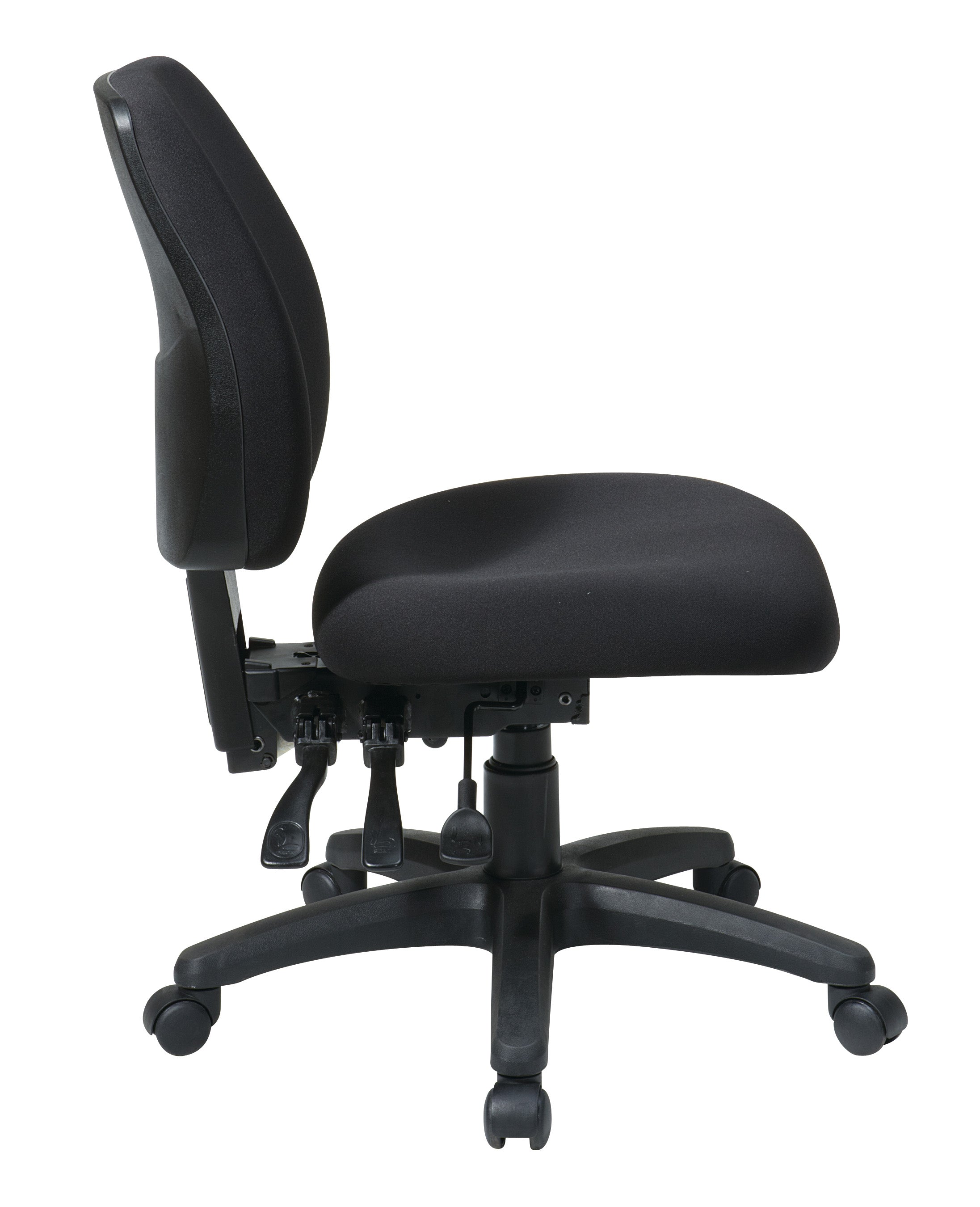 Mid Back Dual Function Ergo Chair - Coal