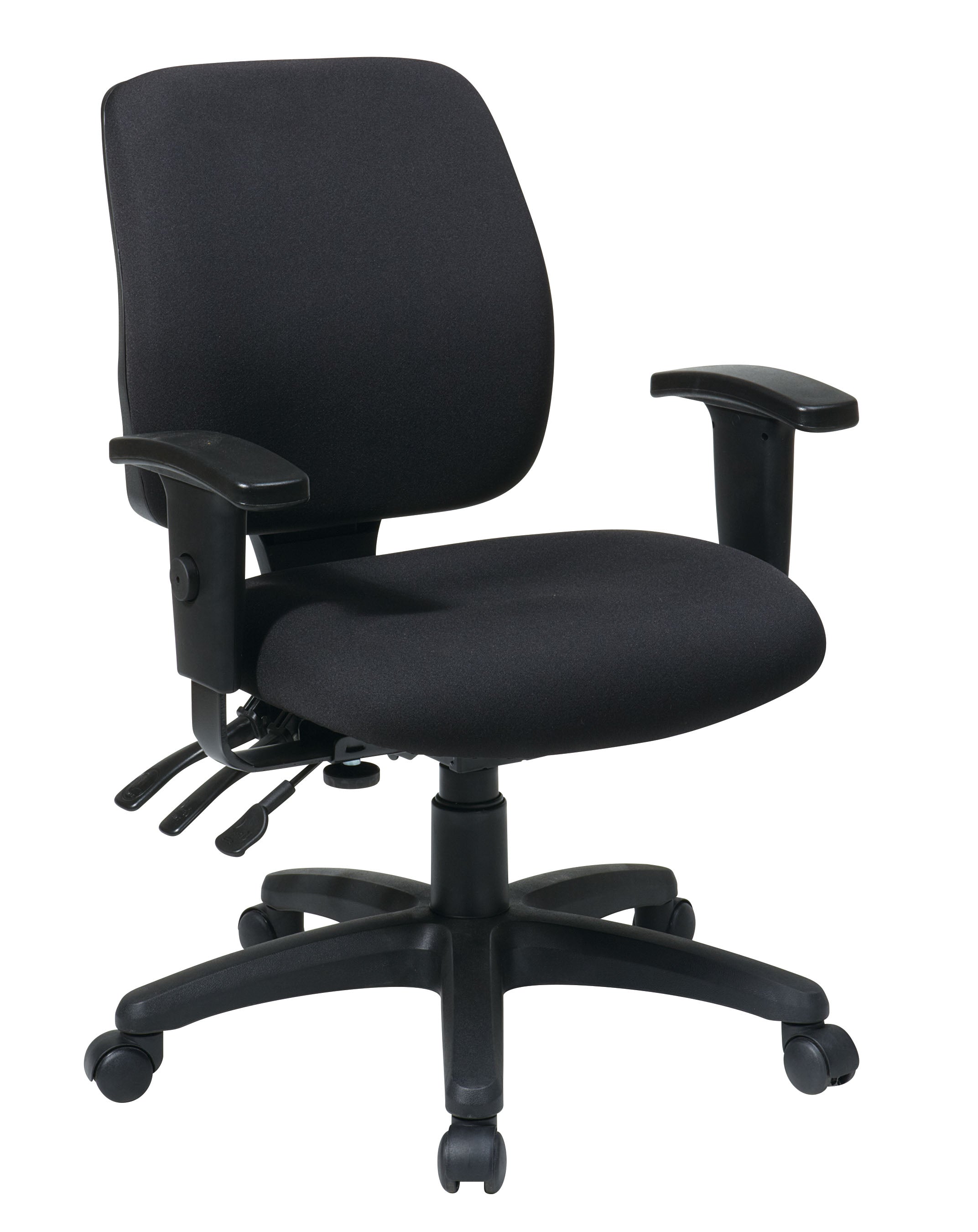 Mid Back Dual Function Ergo Chair - Coal