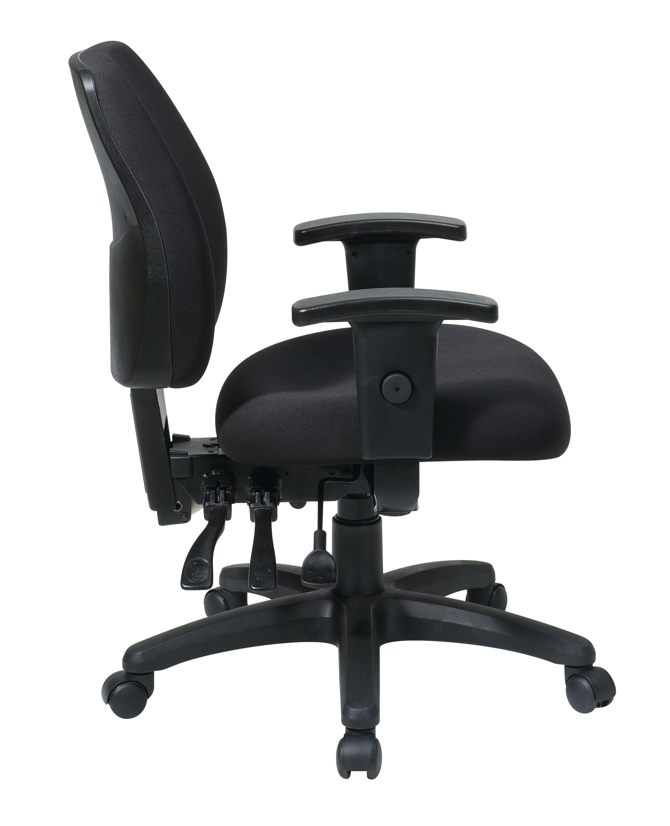 Mid Back Dual Function Ergo Chair - Coal