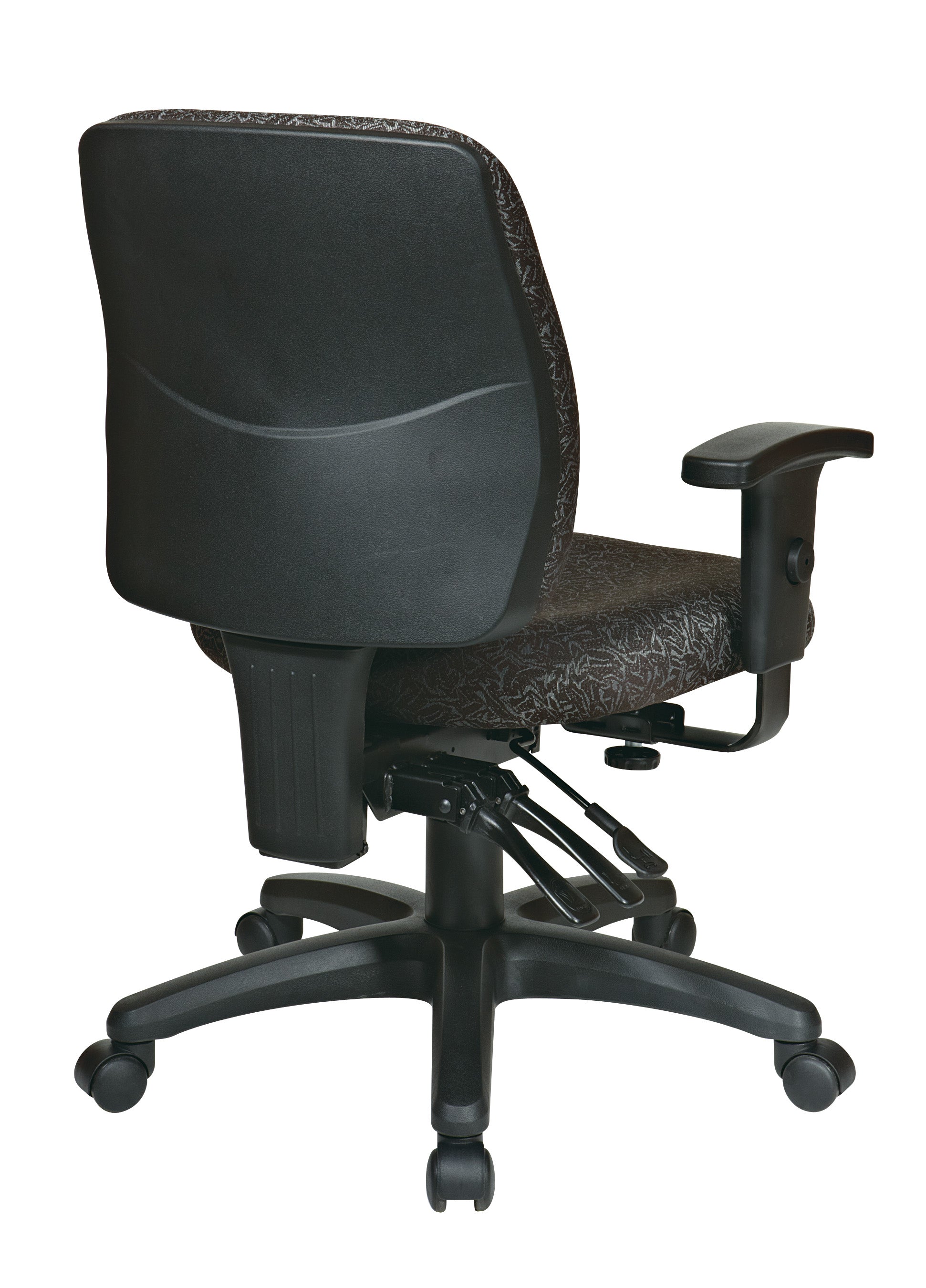 Mid Back Dual Function Ergo Chair - Coal