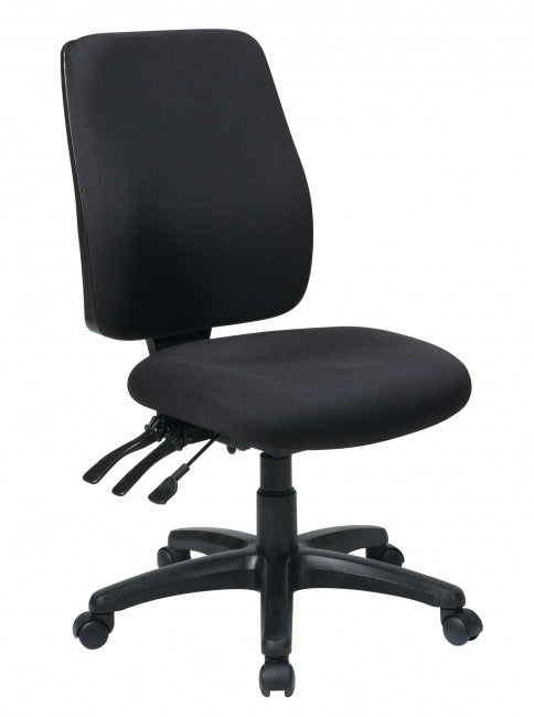 High Back Dual Function Ergonomic Chair - Custom A Fabric