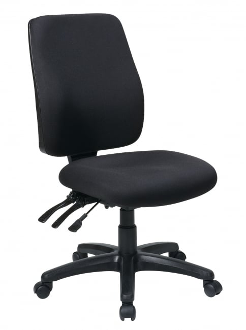High Back Dual Function Ergonomic Chair - Custom B Fabric