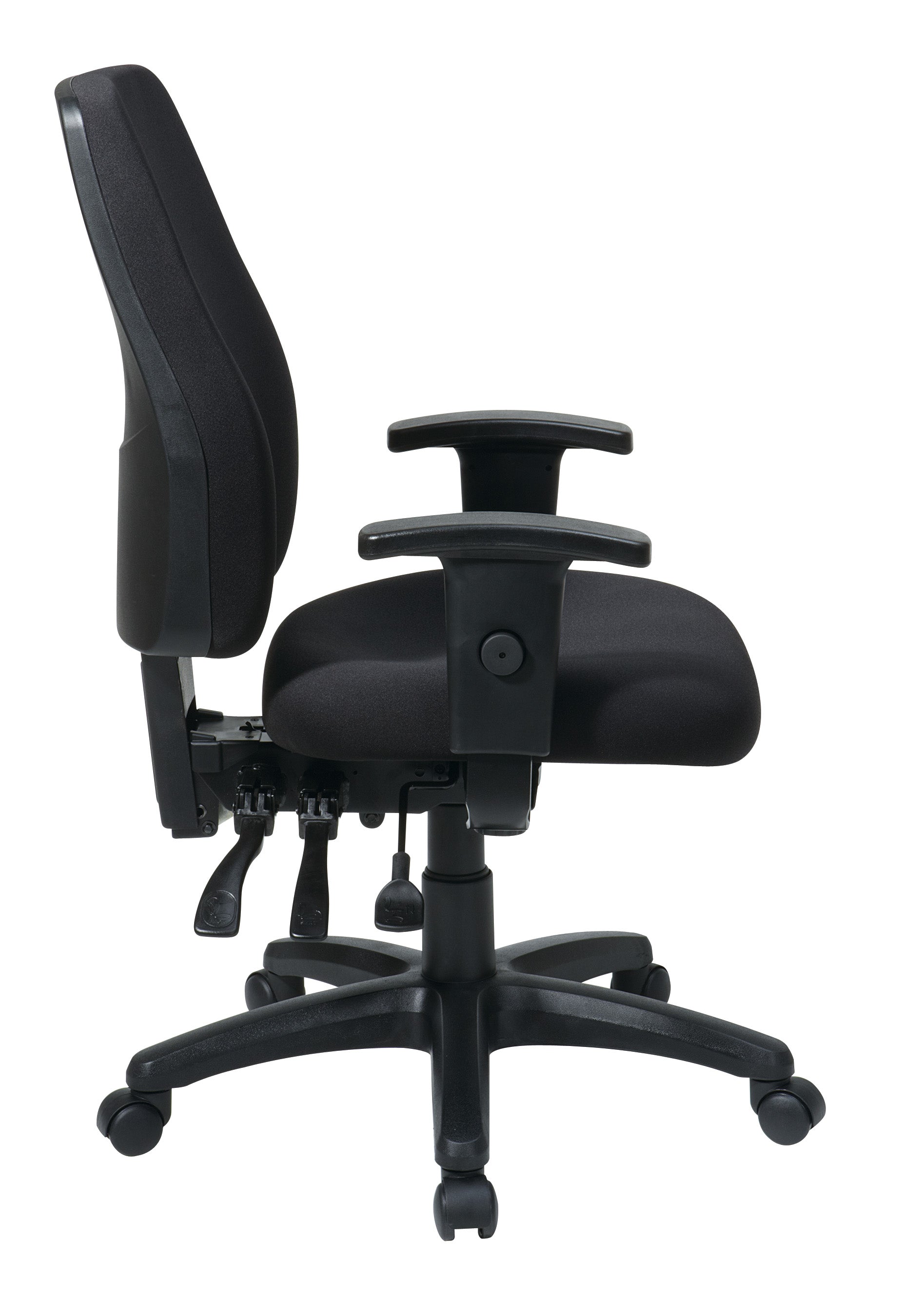 High Back Dual Function Ergonomic Chair - Coal